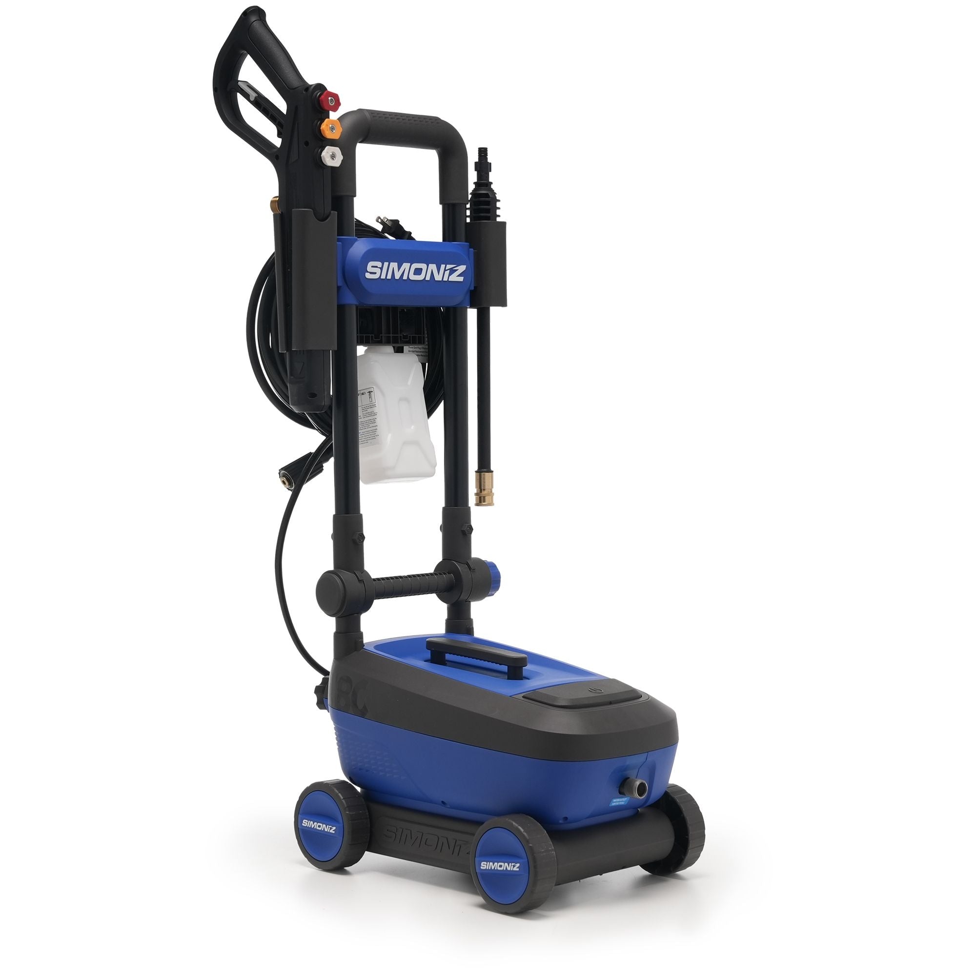 SIMONIZ 1800 PSI 1,75 GPM elektrische Leistungsdruckwaschmaschine mit klappbarem Griff