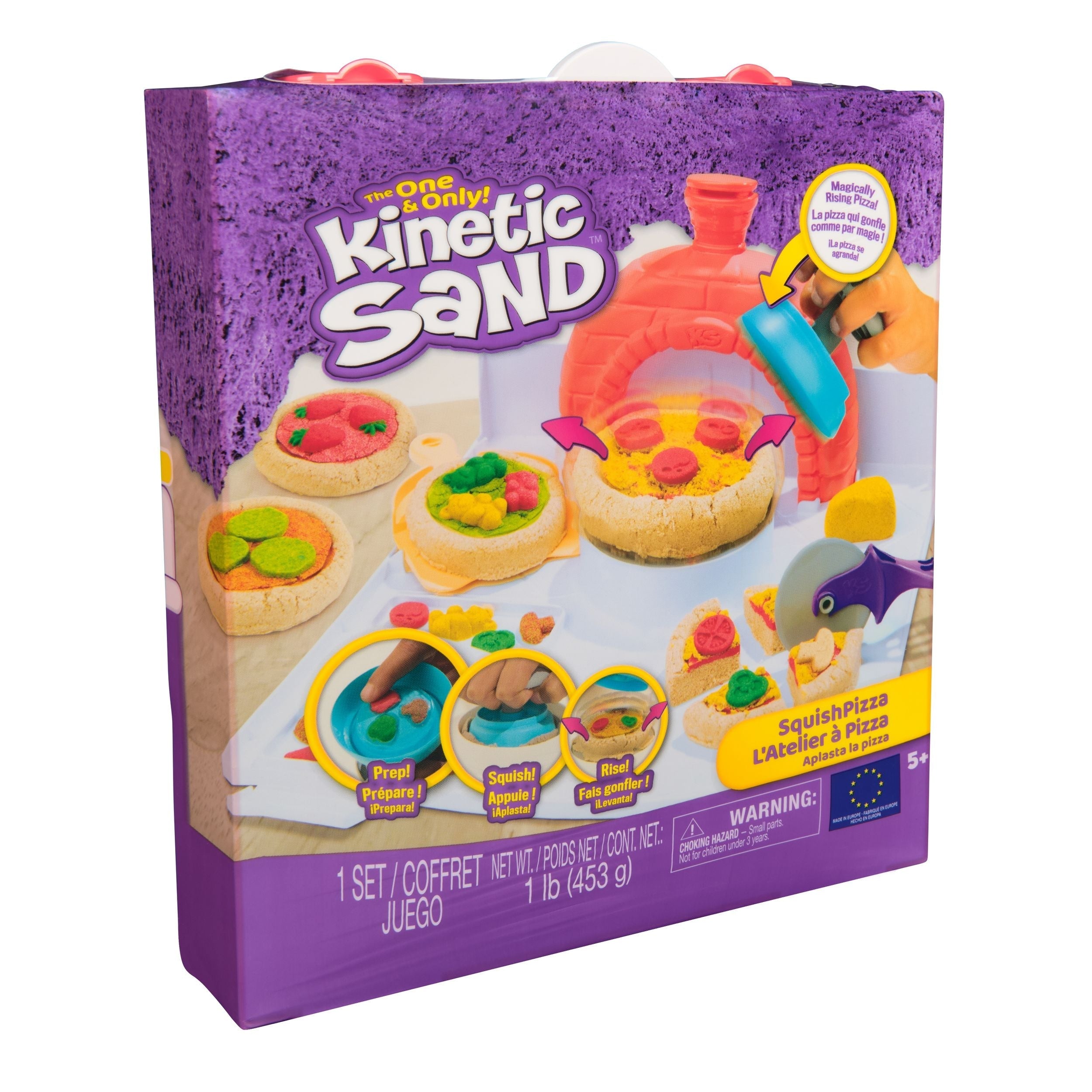 Kinetic Sand 4-Farben-Squishpizza mit steigender Wirkung
