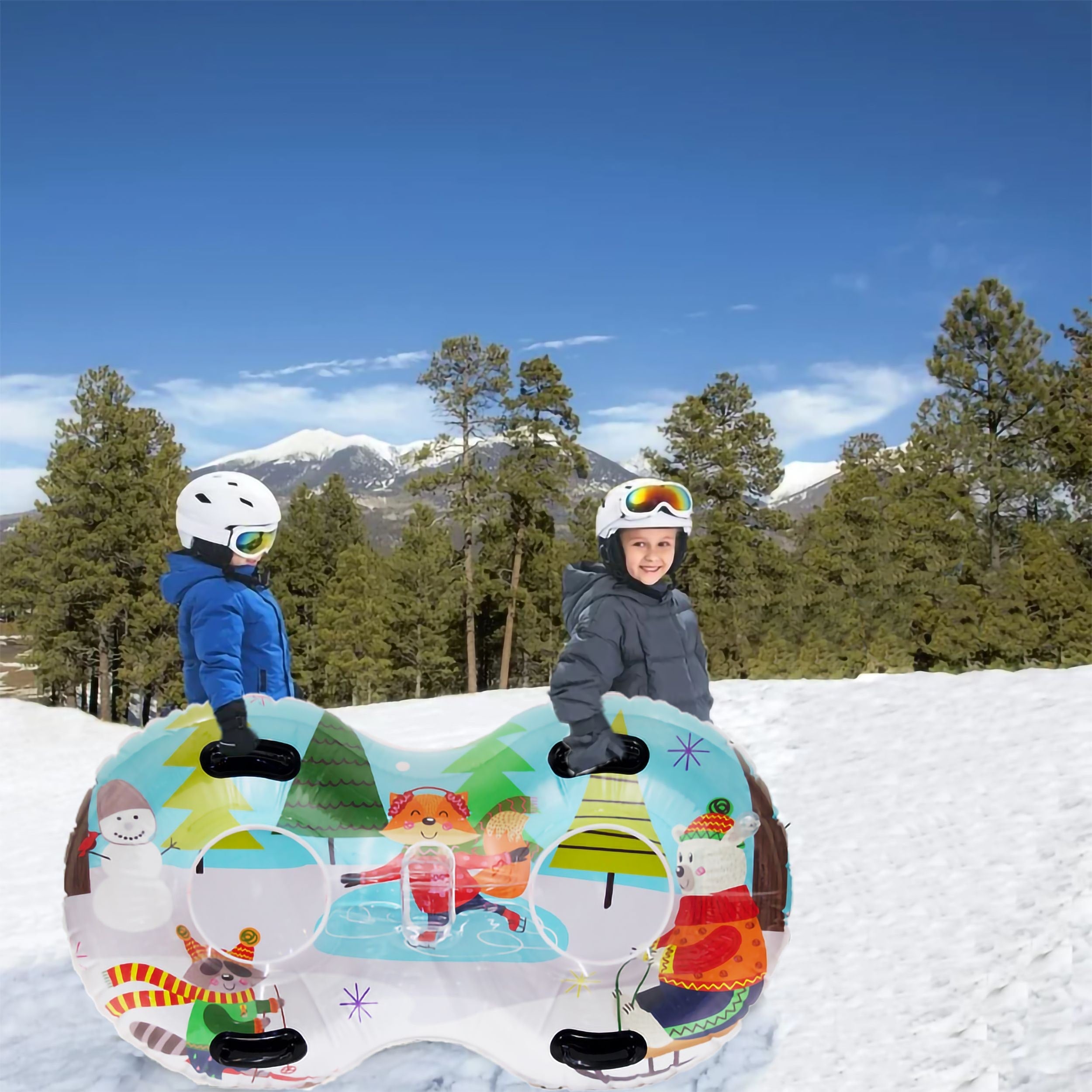 Gracious 2-Personen-Duo aufblasbare Winter Schneeröhre