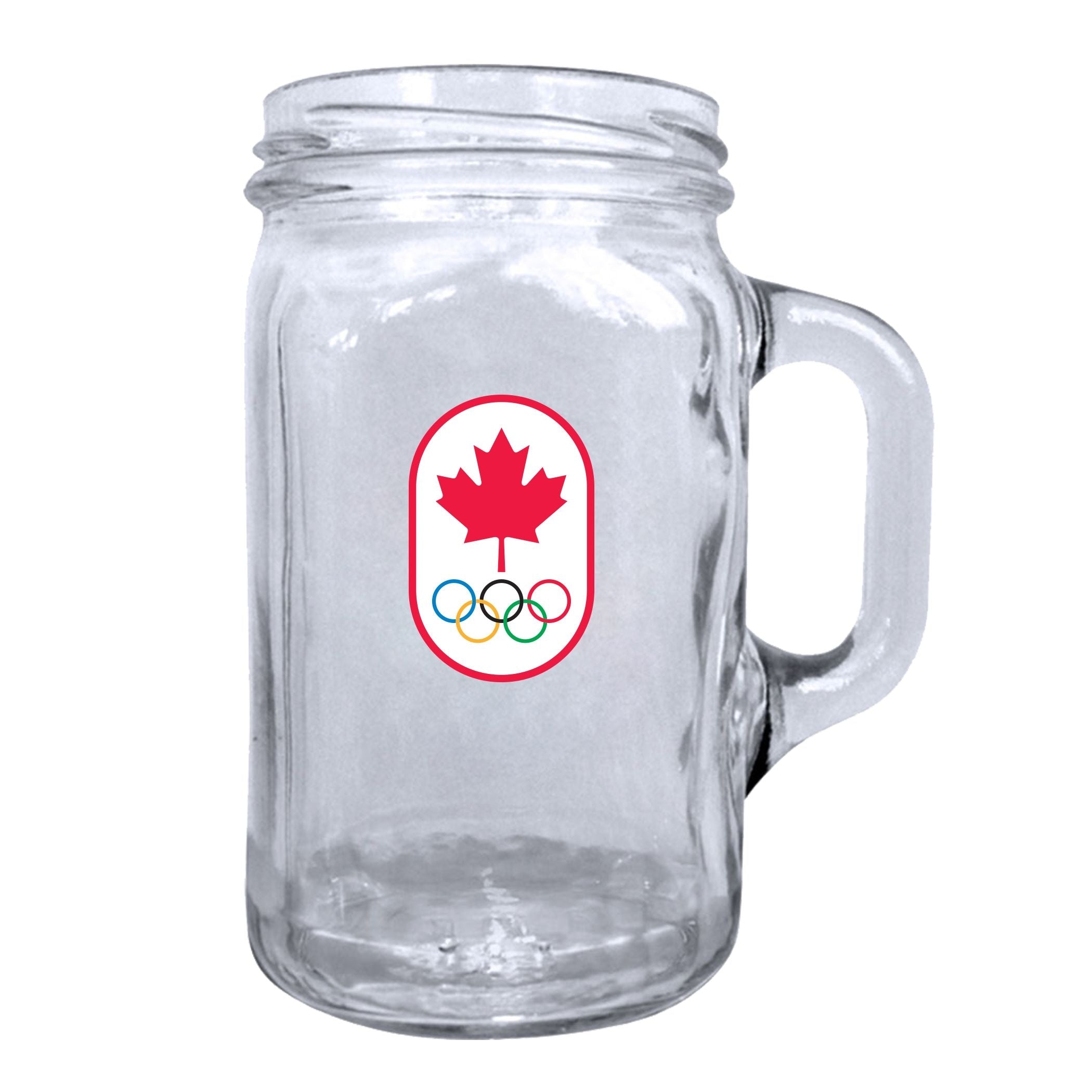 Canadian Olympic Team Freimaurer Glasbecher Pint Glas für Ventilatoren / Sammler, 16.5-oz