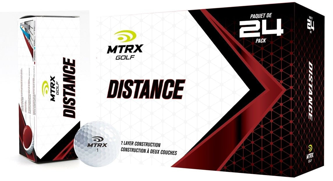 MTRX Ferngolfbälle, weiß, 24-pk