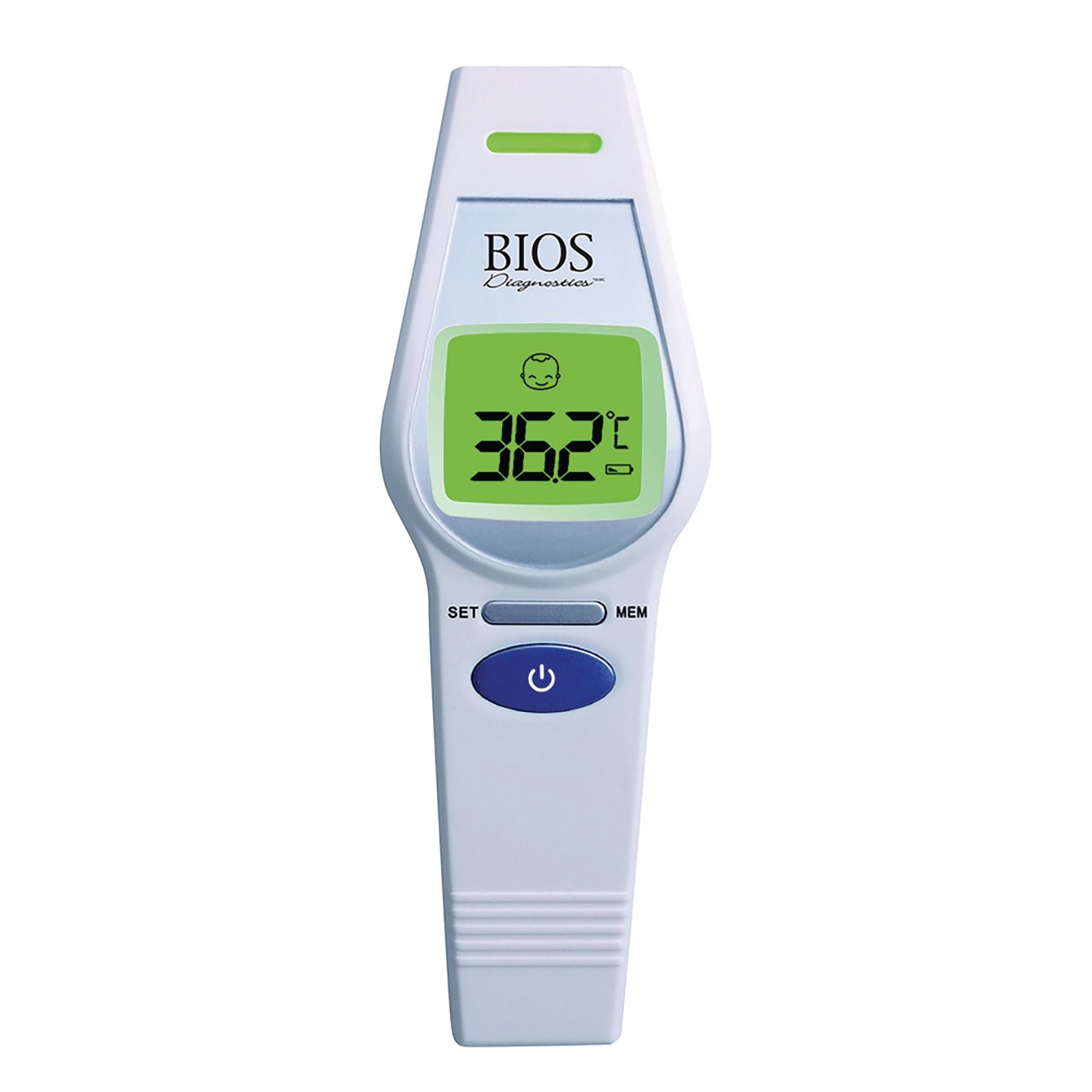 Bios Diagnostik berührungsloses digitales Infrarot-Stirnthermometer, 1-Sekunden-Messung