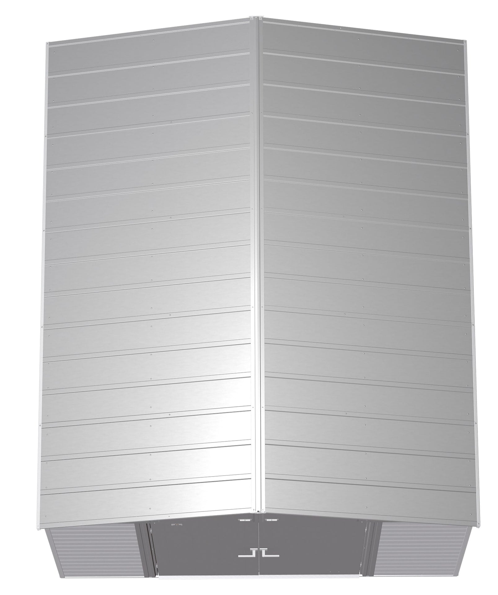 Arrow Wählen Sie verzinkten Stahl Lagerhaus, Flöte grau, 10-ft x 12-ft