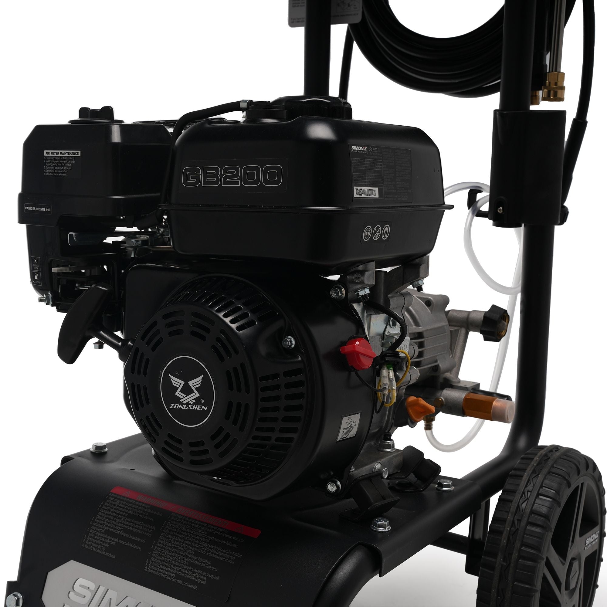 Simoniz Platin 3050 PSI 2,8 GPM Gasdruckwäscher mit Streckstab