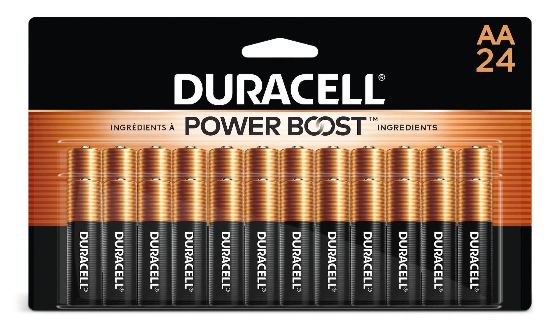 Duracell Kupfer-AA-Batterien, alkalisch, 24-pk