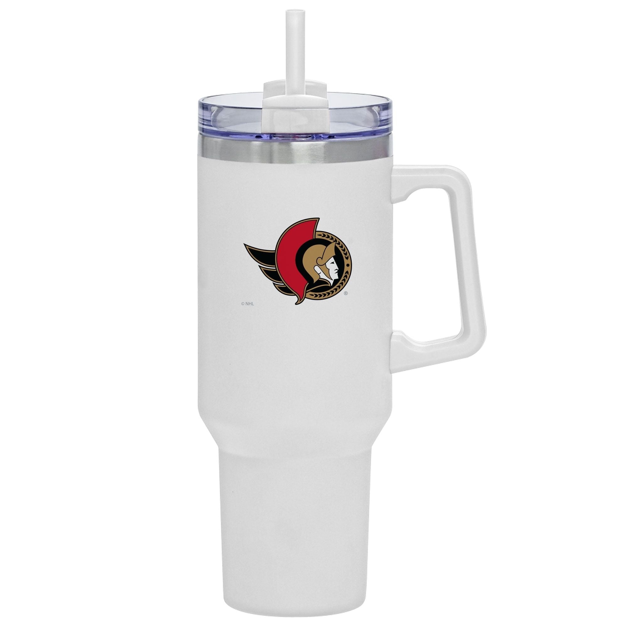 NHL Ottawa Senators Reisebecher mit Stroh und Griff, 40-oz