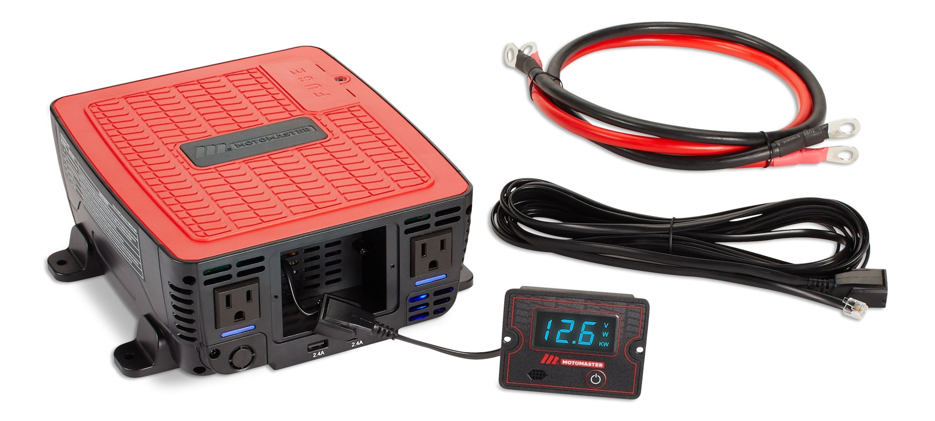 MotoMaster Wechselrichter, 1500W, enthält Batteriekabel