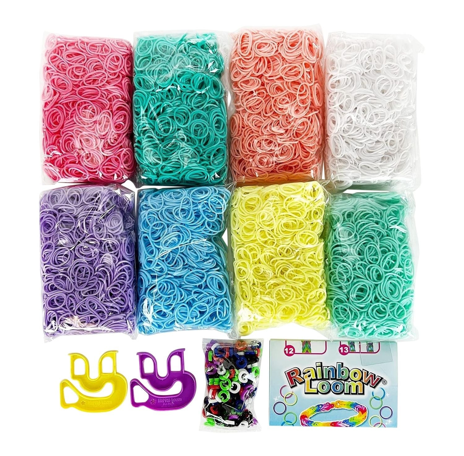 Rainbow Loom Pastell Schatzbox Armband Herstellung Kit