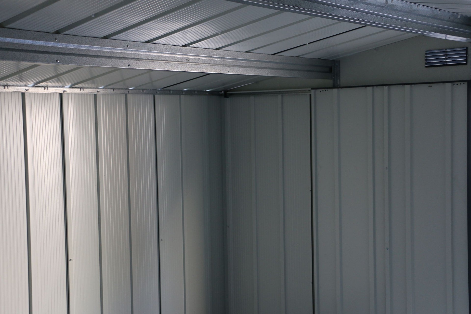 Duramax Metall-Außenlagerhaus mit Stahlrahmen, dunkelgrau, 10-1/2-ft x 8-ft