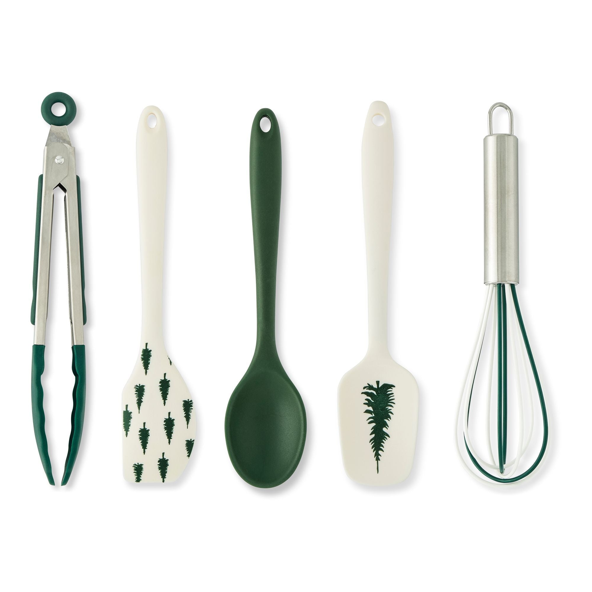 Core Home immergrüne fleckenresistente Mini-Utensilien, 5-pc
