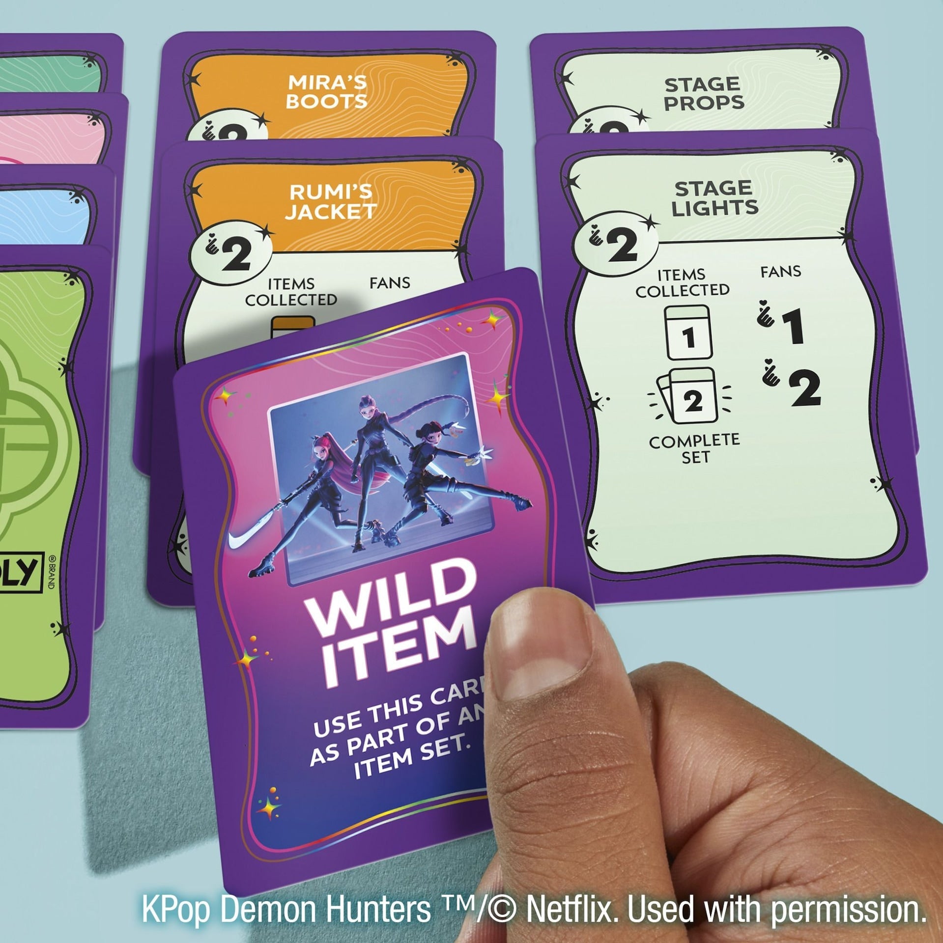 Monopoly Deal KPOP Dämonenjäger, zweisprachig