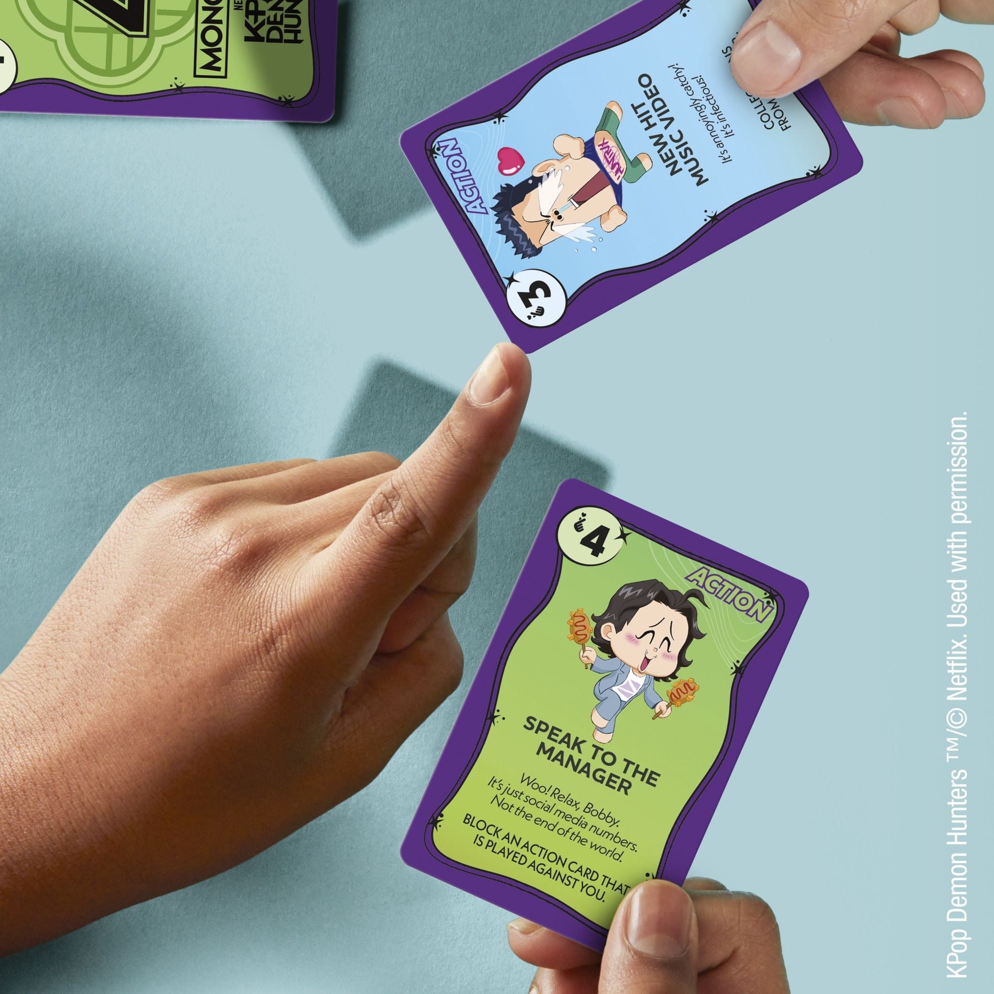 Monopoly Deal KPOP Dämonenjäger, zweisprachig