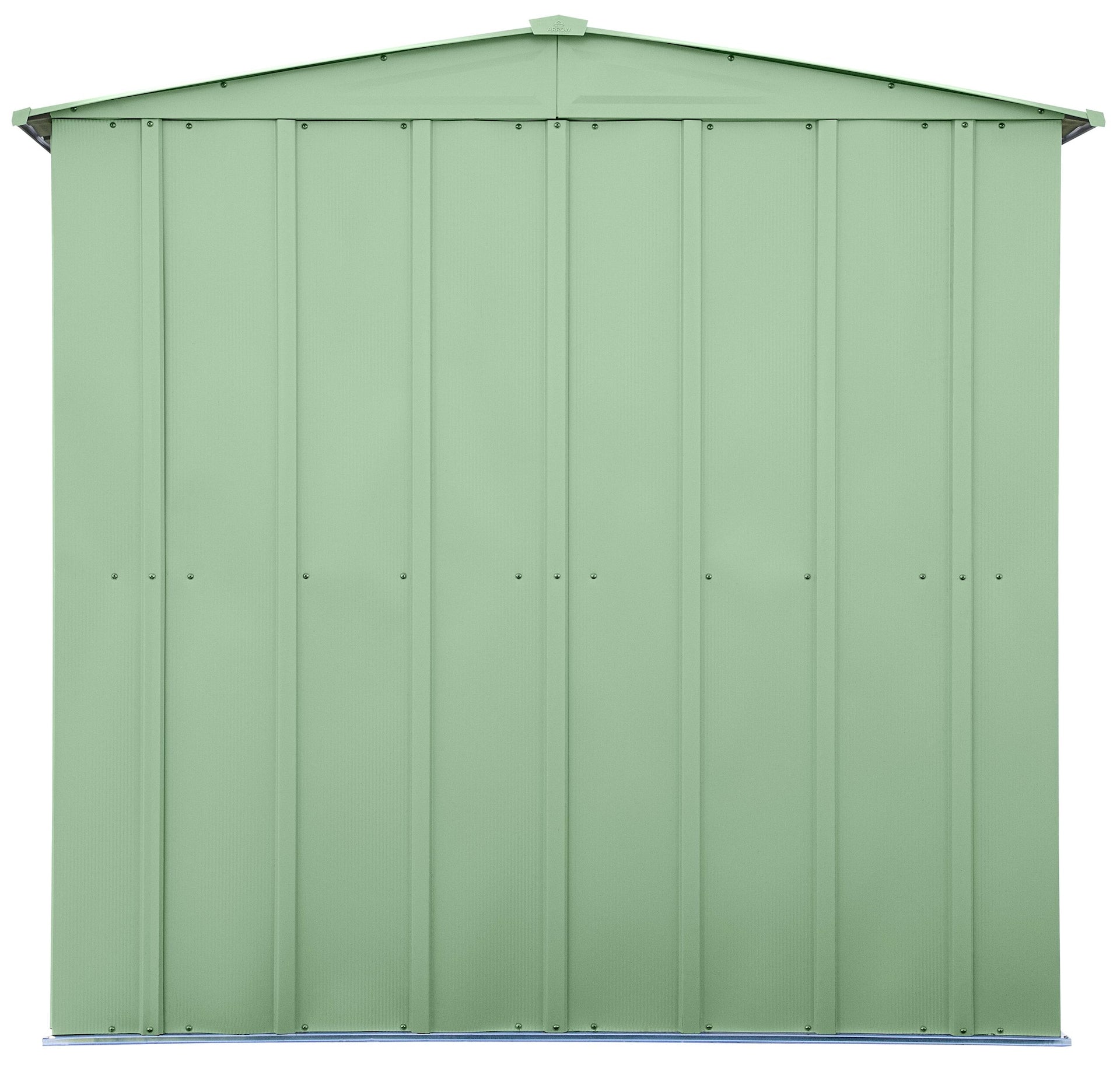 Arrow Klassisches Lagerhaus aus verzinktem Stahl, Salbeigrün, 6-ft x 5-ft
