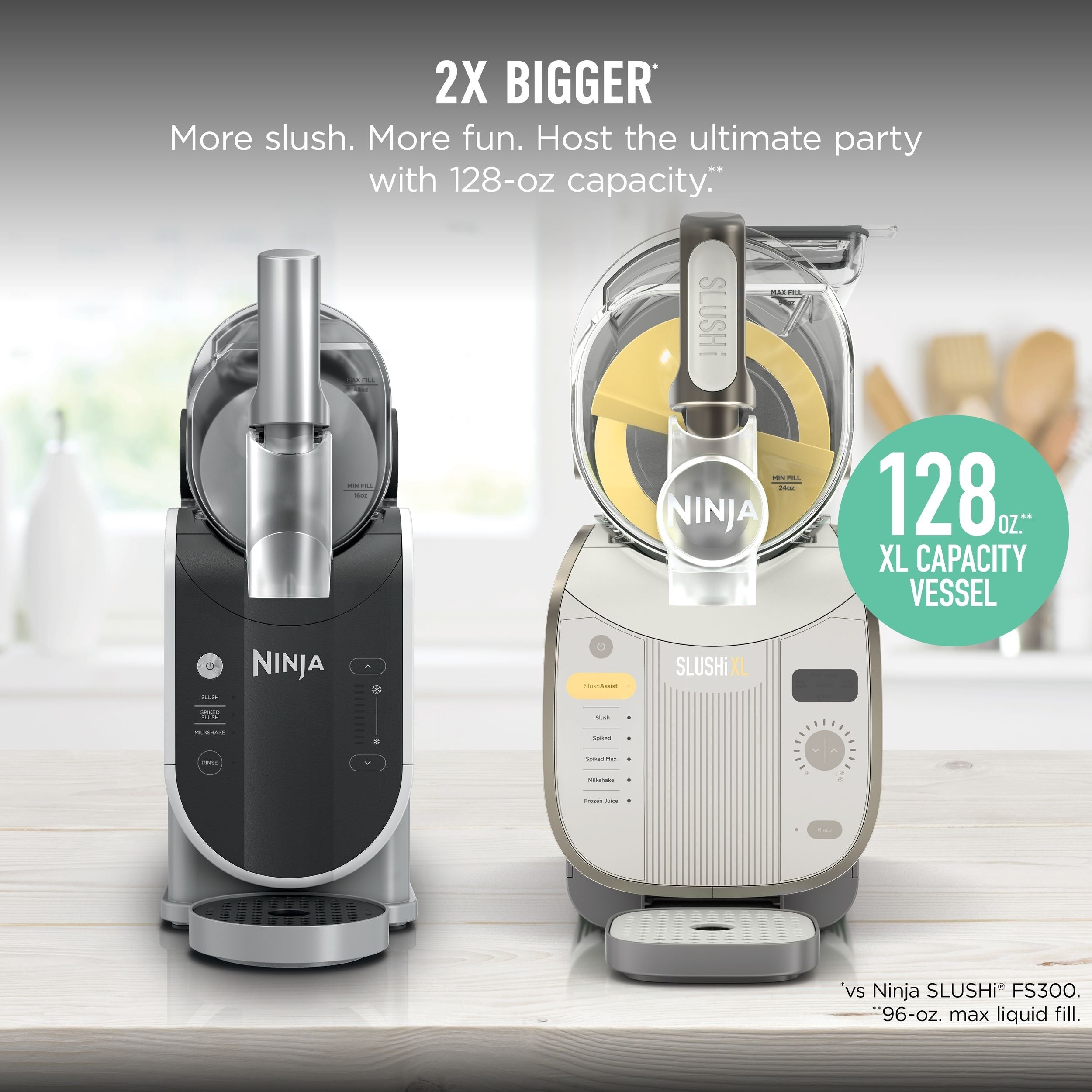Ninja slushi XL slushie Maschine mit slushassist Technologie, Crema, FS601CBR