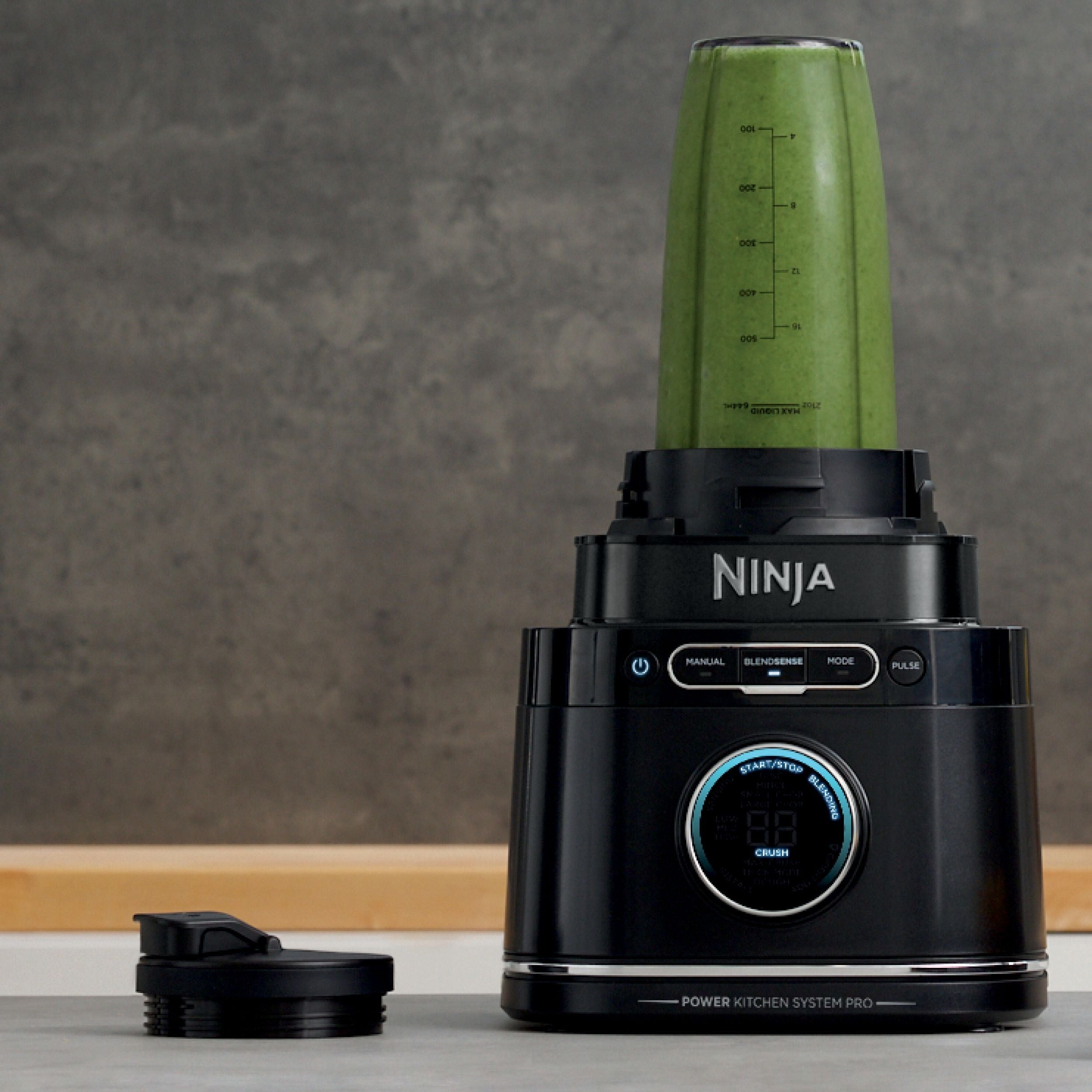Ninja blendsense Küchensystem Power Blender & Küchenmaschine, 10 voreingestellte Programme, 1800W