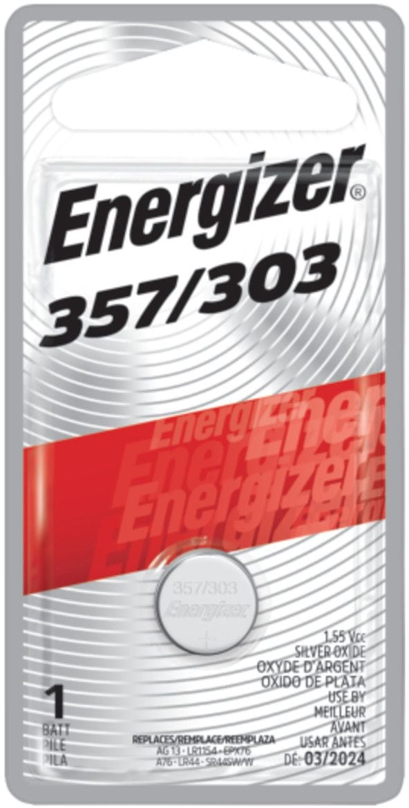 Energizer Silberoxid 1-pk 357 LR44 AG13 303 A76 1,5v / 1,5 Volt-Knopf-Münzzellenbatterie