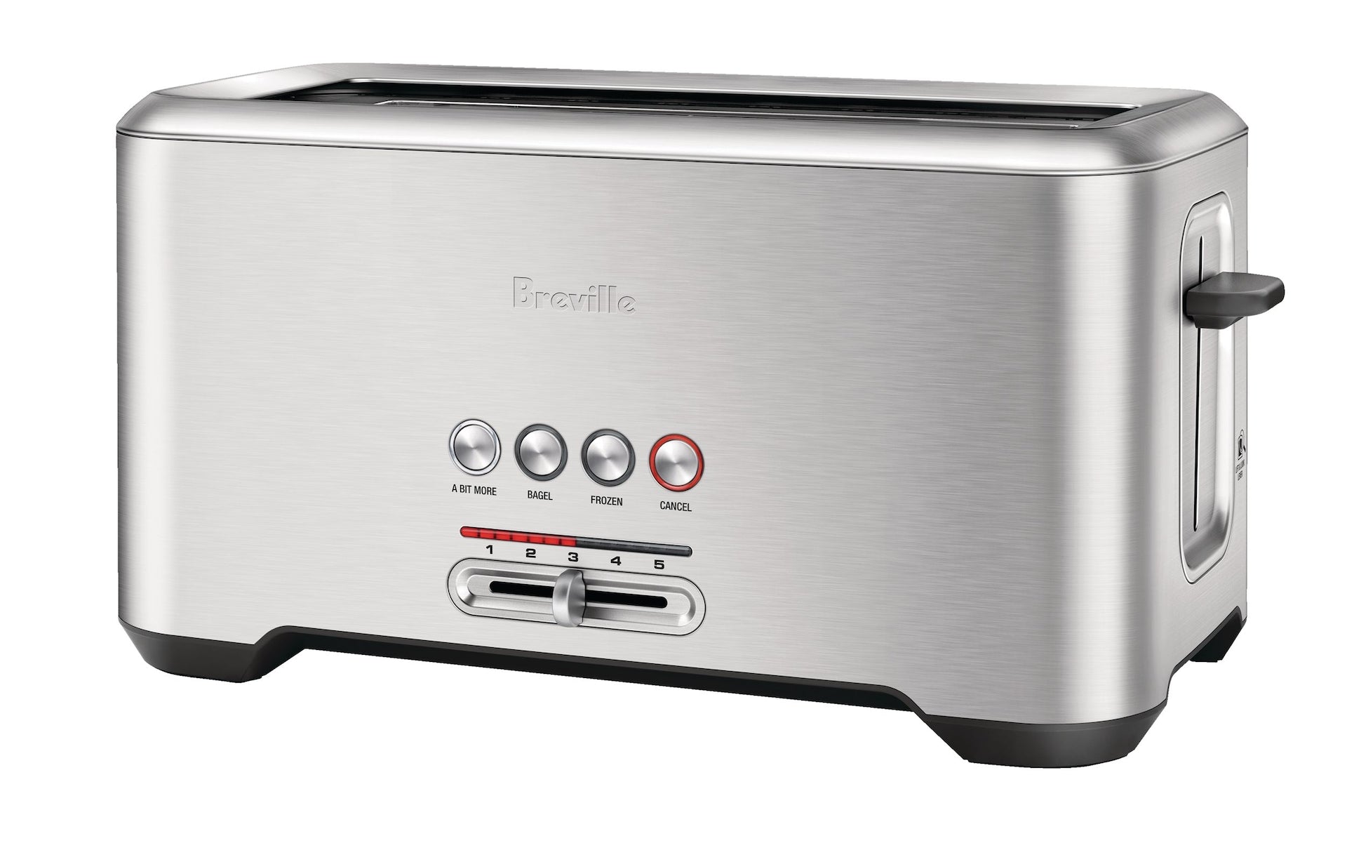 Breville „a bit more 4-Scheiben-Toaster, gebürstet aus Edelstahl
