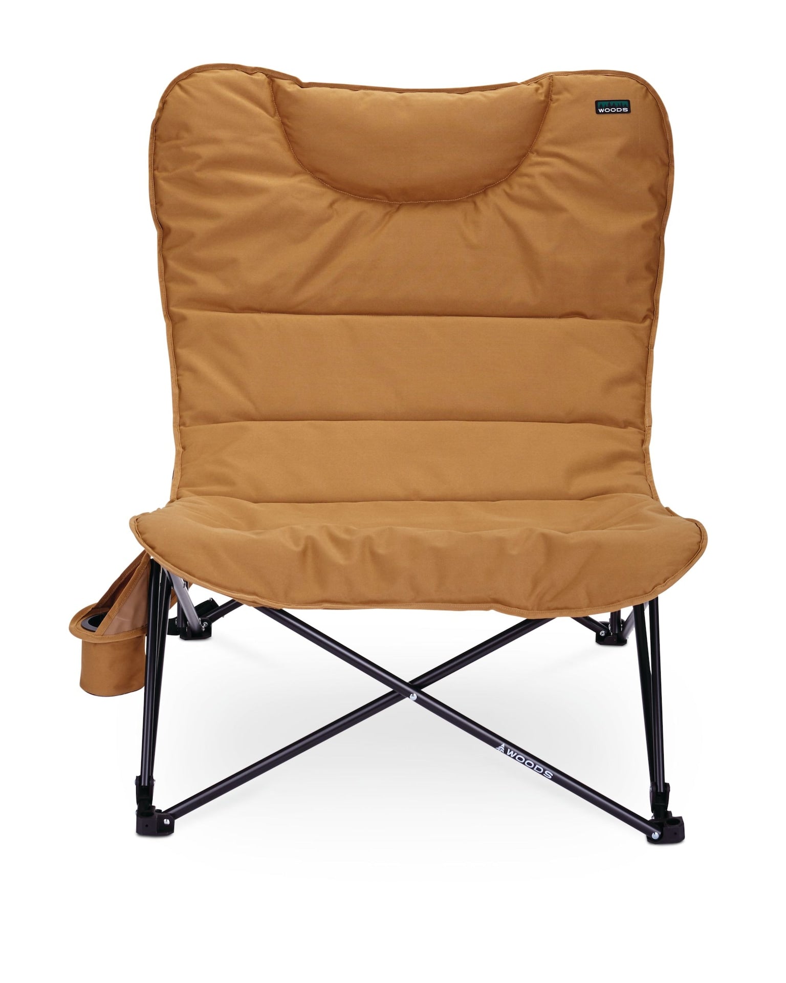 Woods Mammutfalt-Campingstuhl mit Becherhalter, Dijon