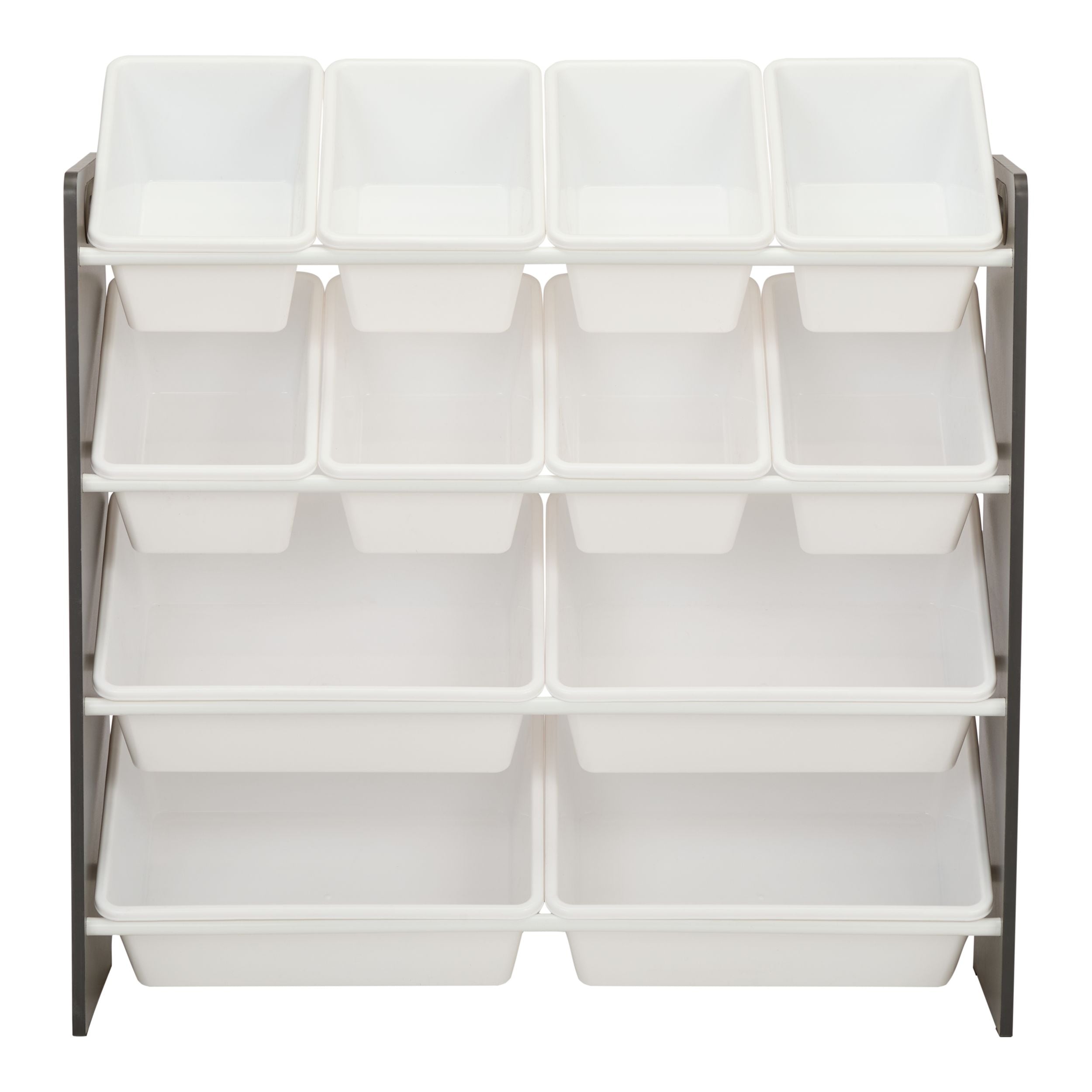 For Living Fleck & Rost resistent robust 12-Bin Organisator, grau