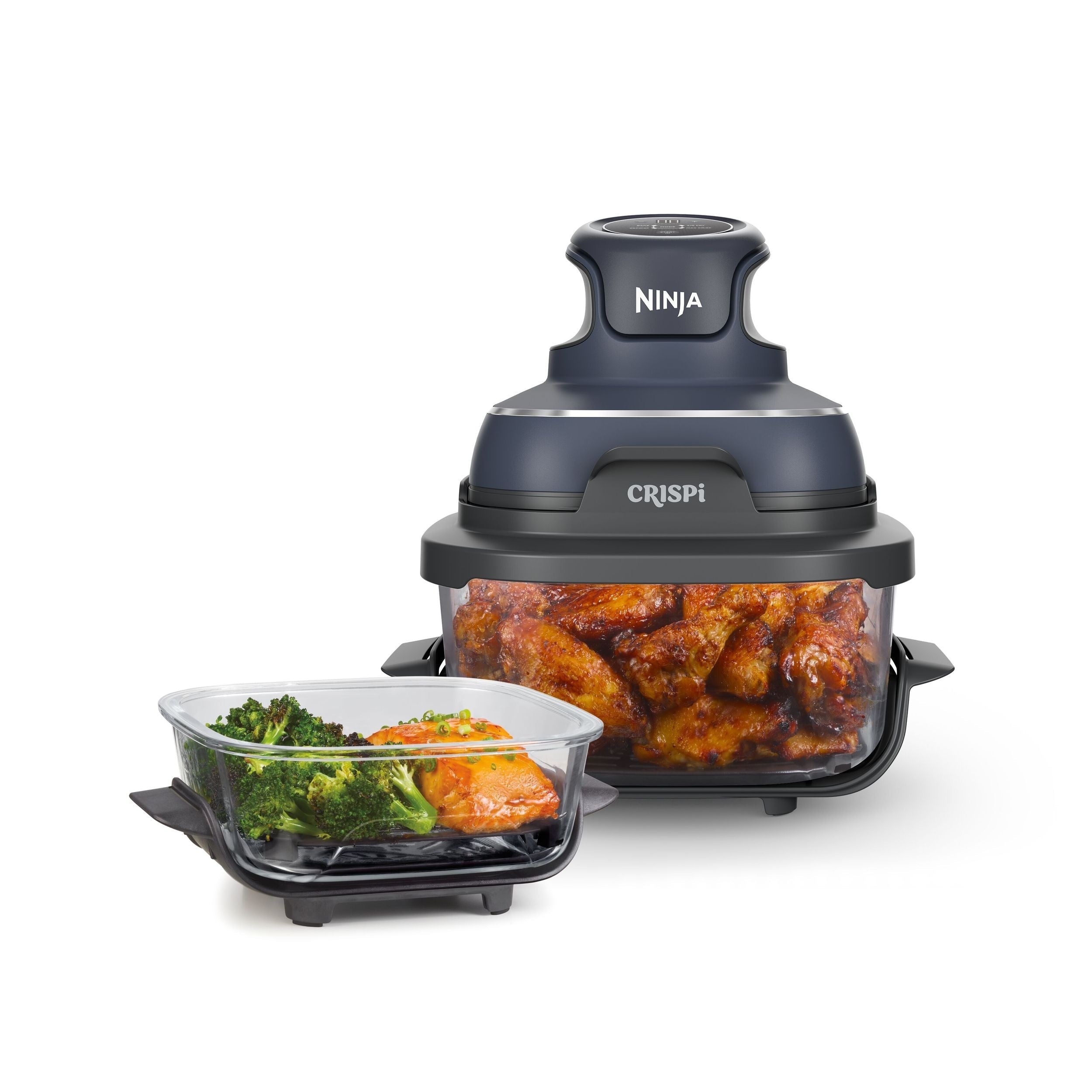 Ninja crispi 6-Cup-Luftfritteuse mit Borosilikatglas