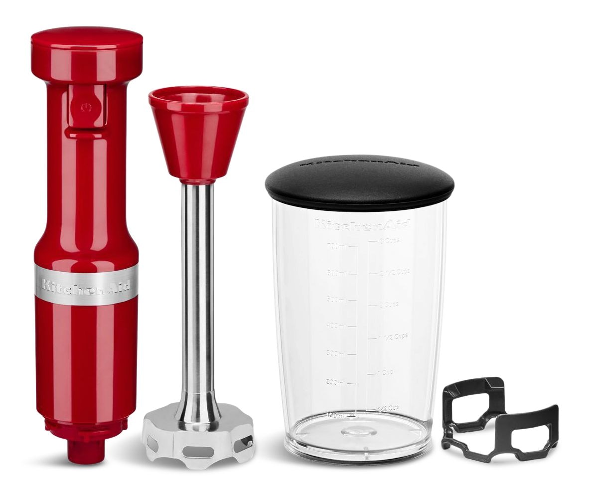 KitchenAid Variable Geschwindigkeit geschnürten Handmixer mit Mischglas, Empire Red