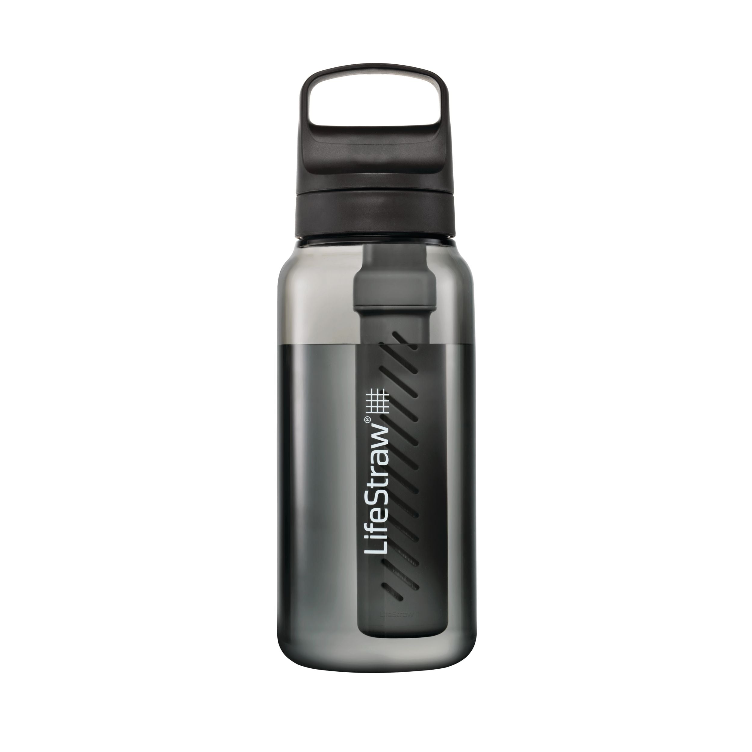 LifeStraw GO-Serie Wasserflasche, 1-L, schwarz