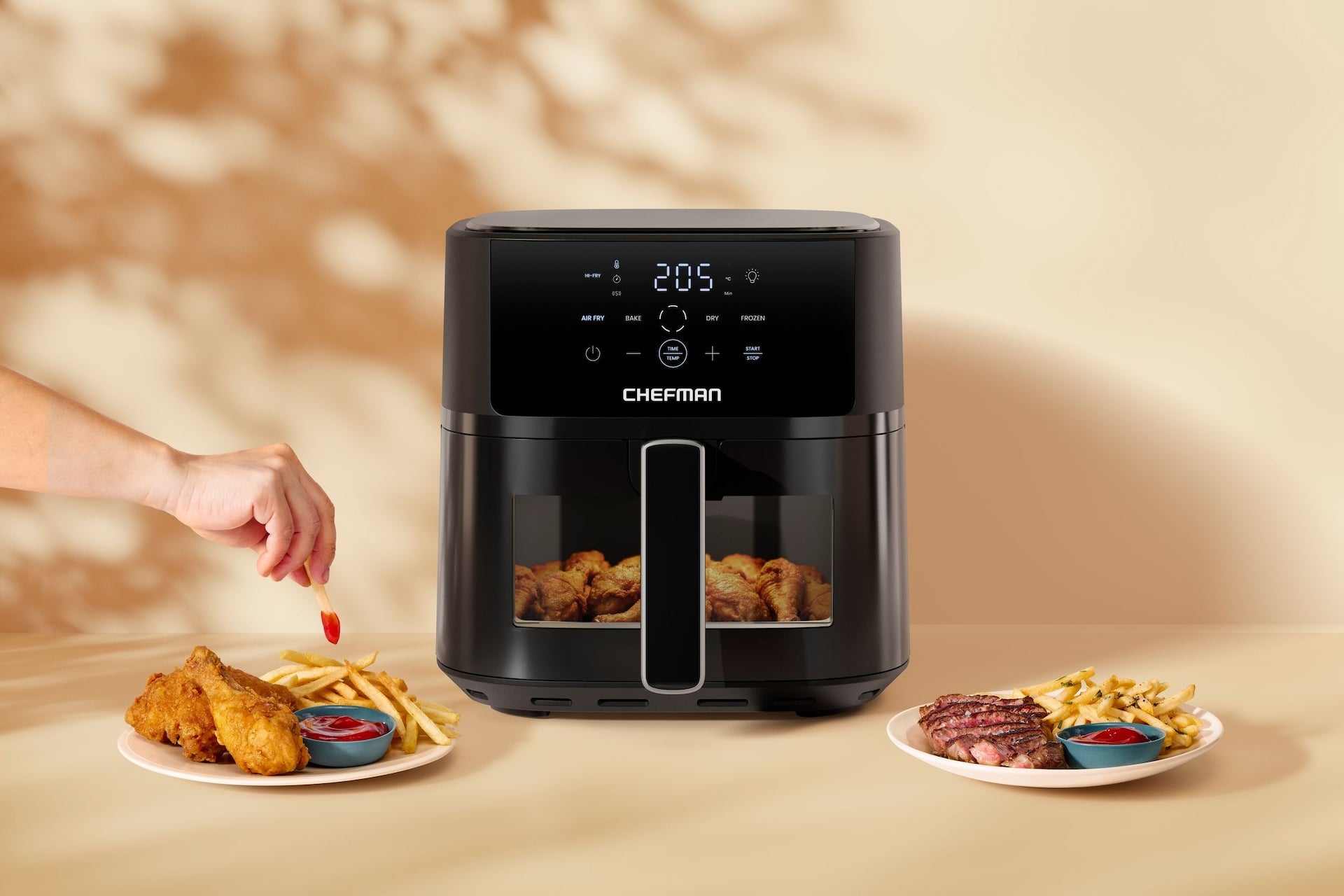 Chefman Turbofry Touch 6-Quart Digital Air Fritteuse