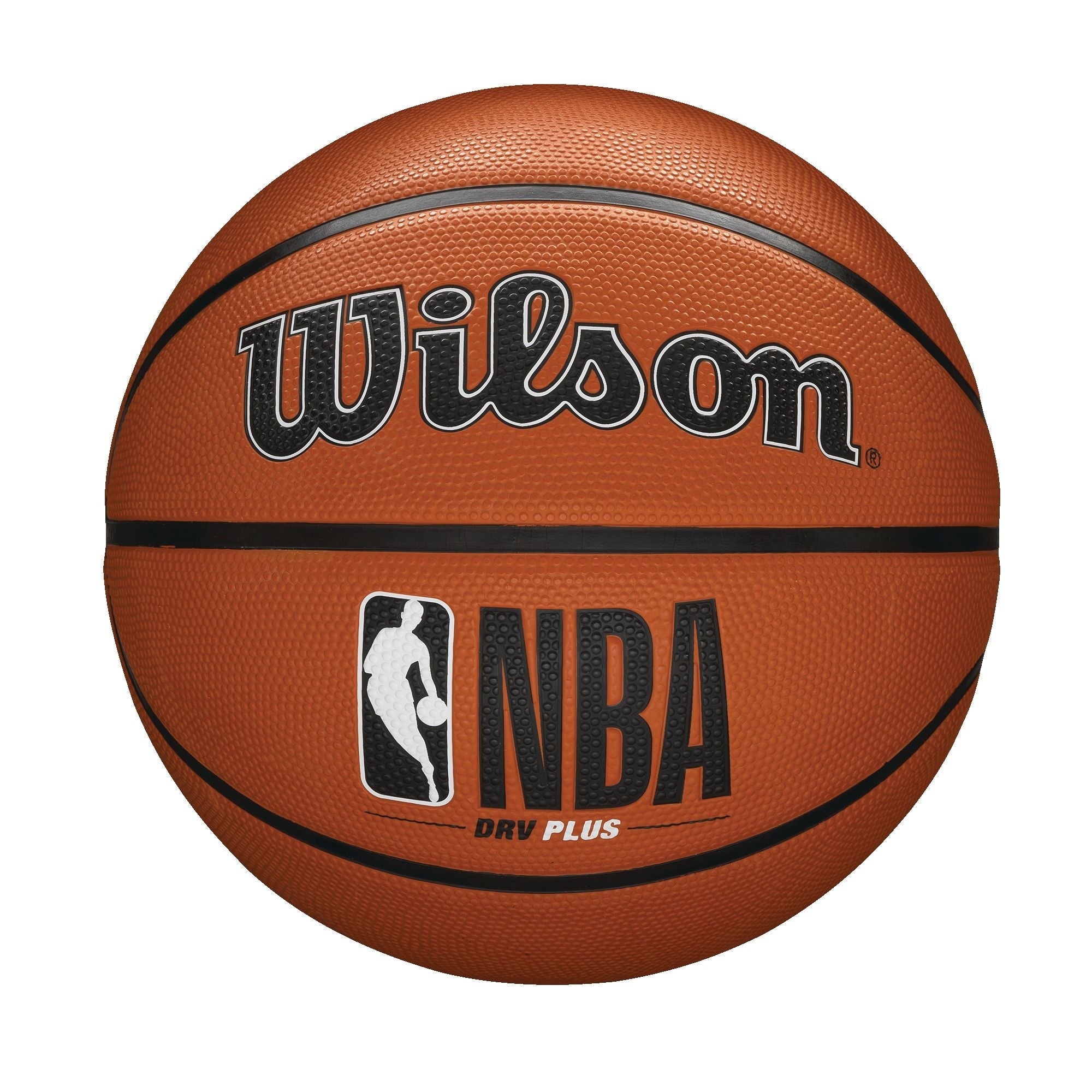 Wilson NBA DRV plus Outdoor Gummibasketball, offizielle Größe 7 (29,5-in), braun