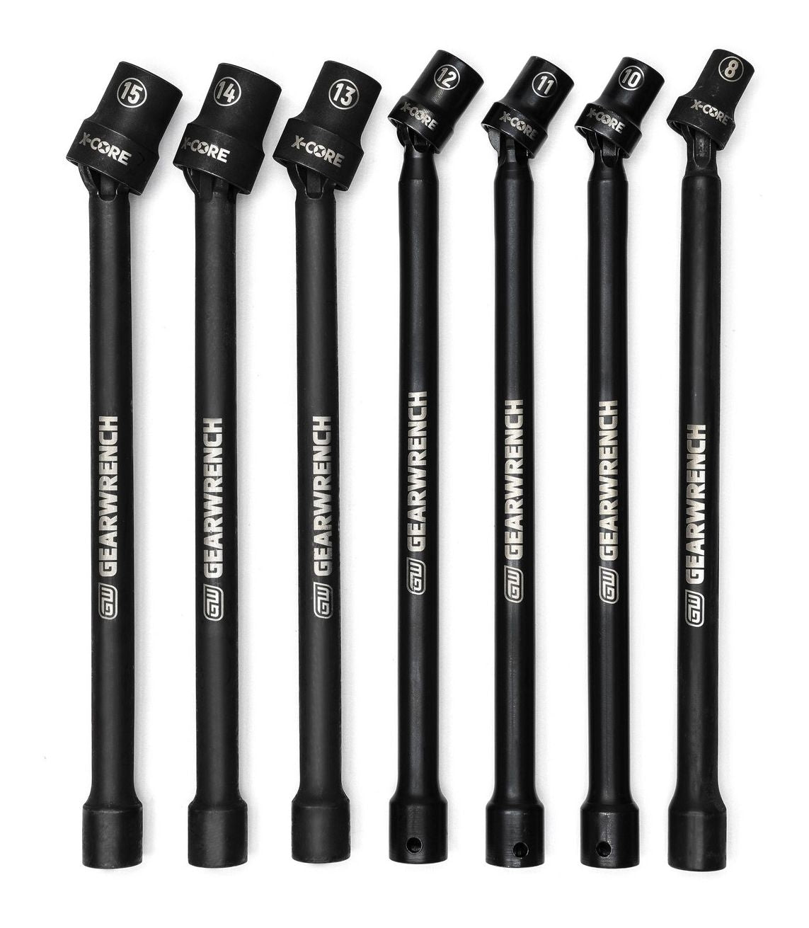GearWrench 3/8-in-Laufwerk Schlagverlängerungssteckdose, 7-pc, 3/8-in, metrisch