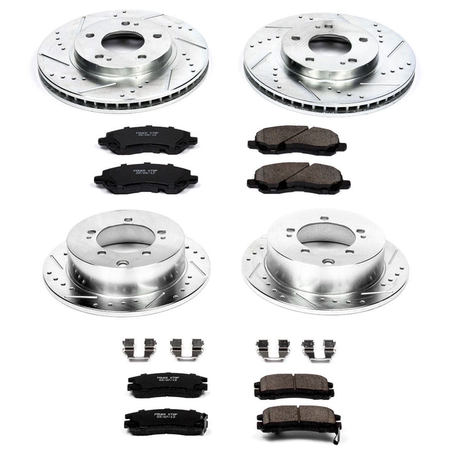 Power stop Z23 evolution sport performance brake kit - vorne und hinten (Teil # K0-K5999)