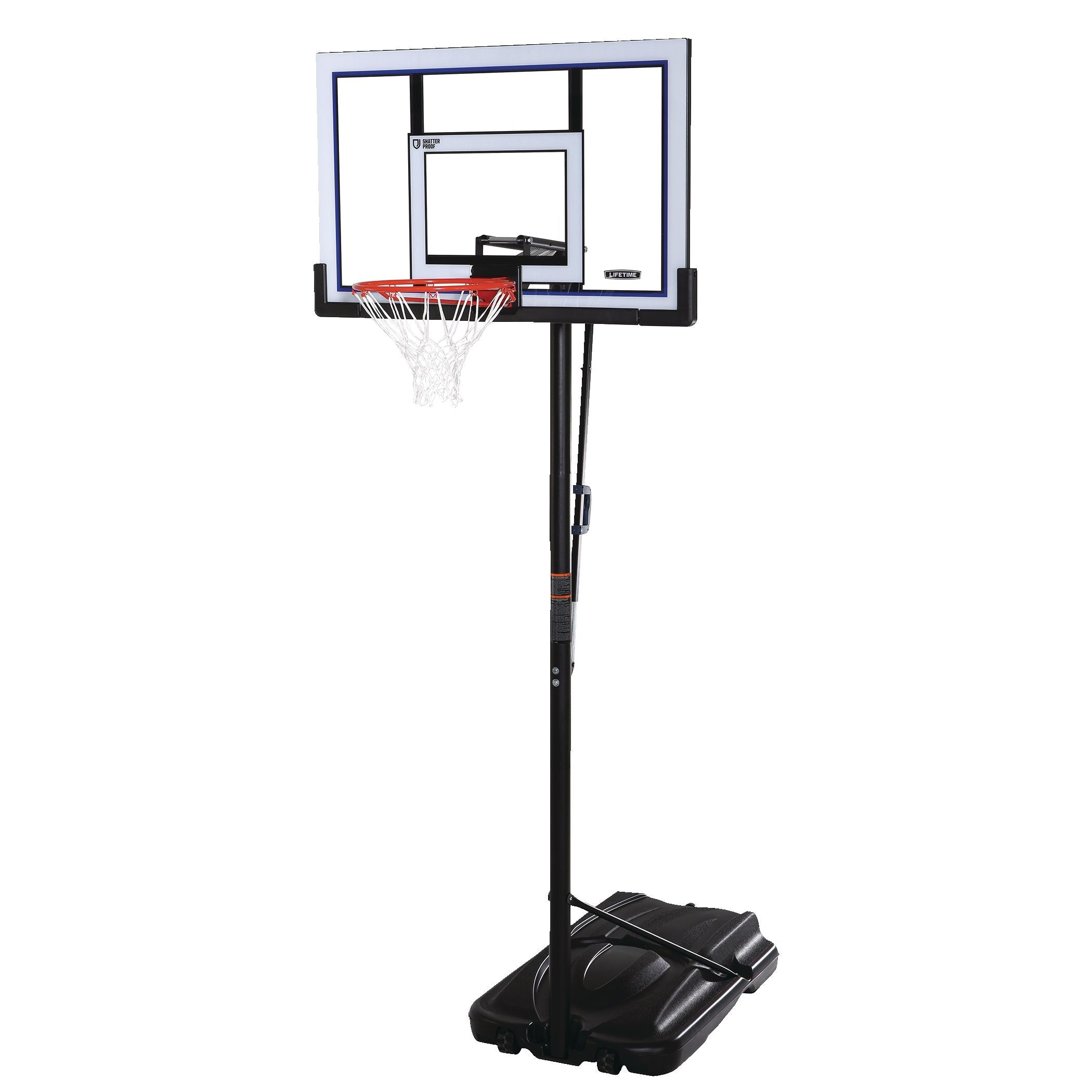 Lifetime tragbares verstellbares Basketball-Backboard, Reifen & Netzsystem, 52-in