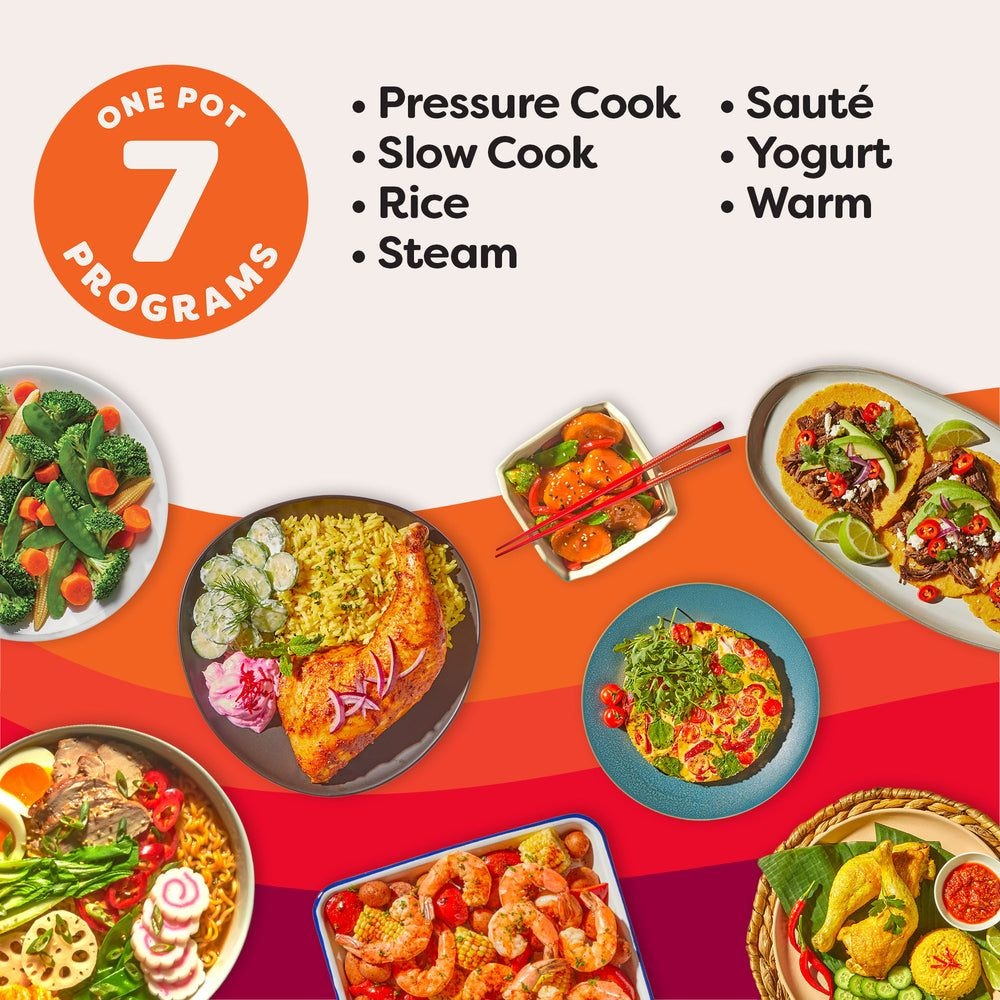 Instant Pot rio mini Schnellkochtopf mit leichtem Release, 4-qt