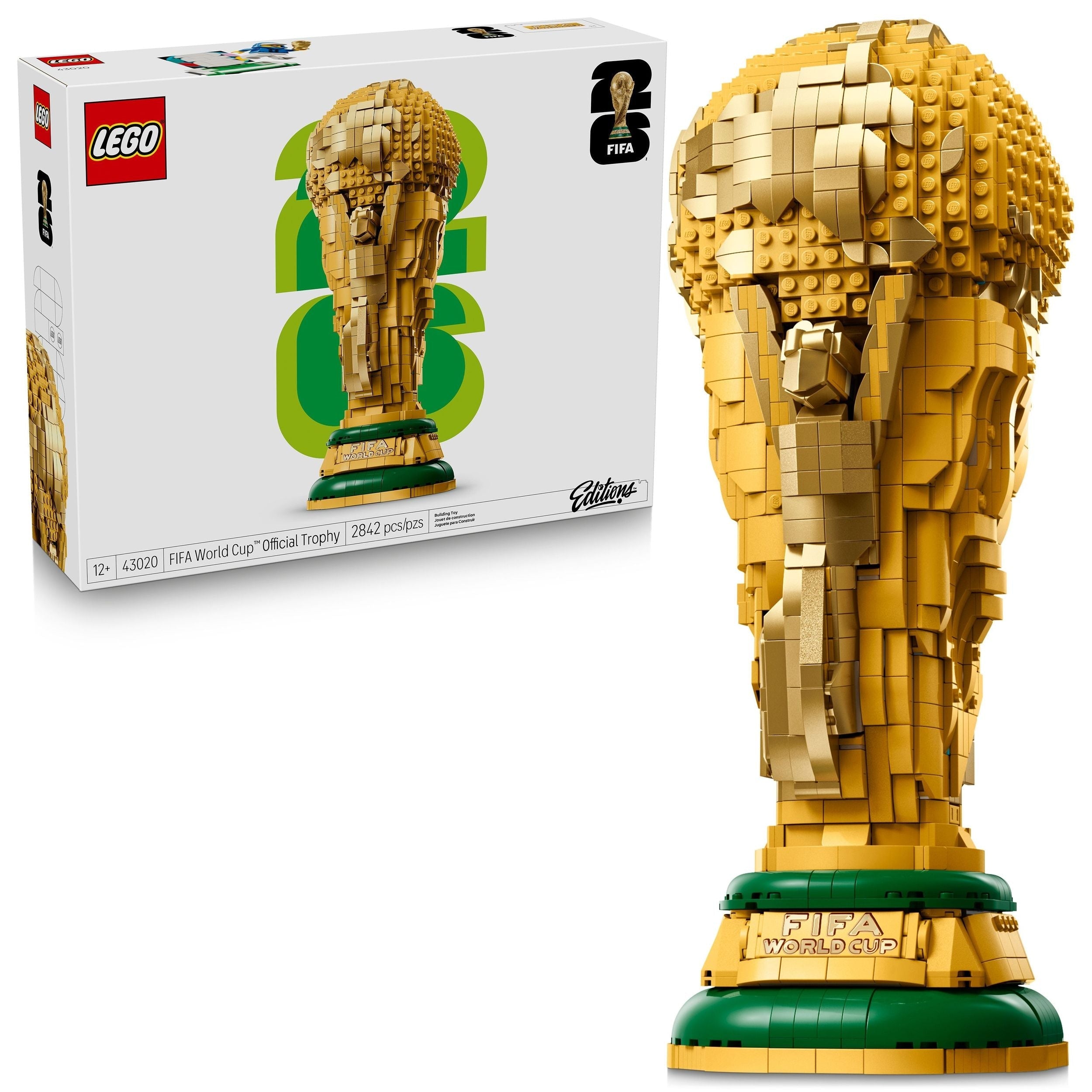 LEGO Ausgaben FIFA Weltcup offizielle Trophäe - 43020, 2842-pcs, Alter 12+