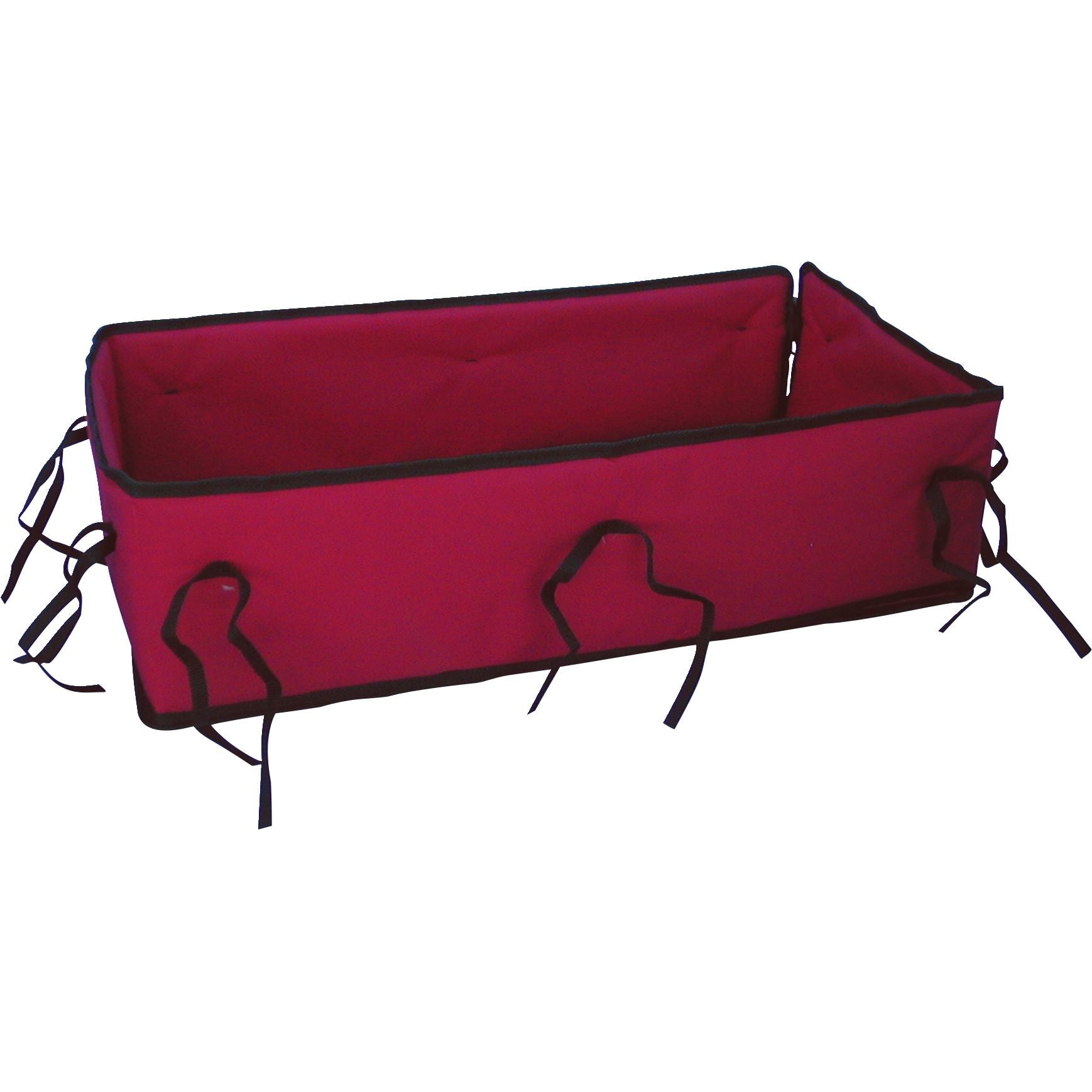 Millside Industrie ganzjährig gepolsterte Sitzkissen und Seitenpolster für Cabriolet-Wagenschlitten/-schlitten, rot