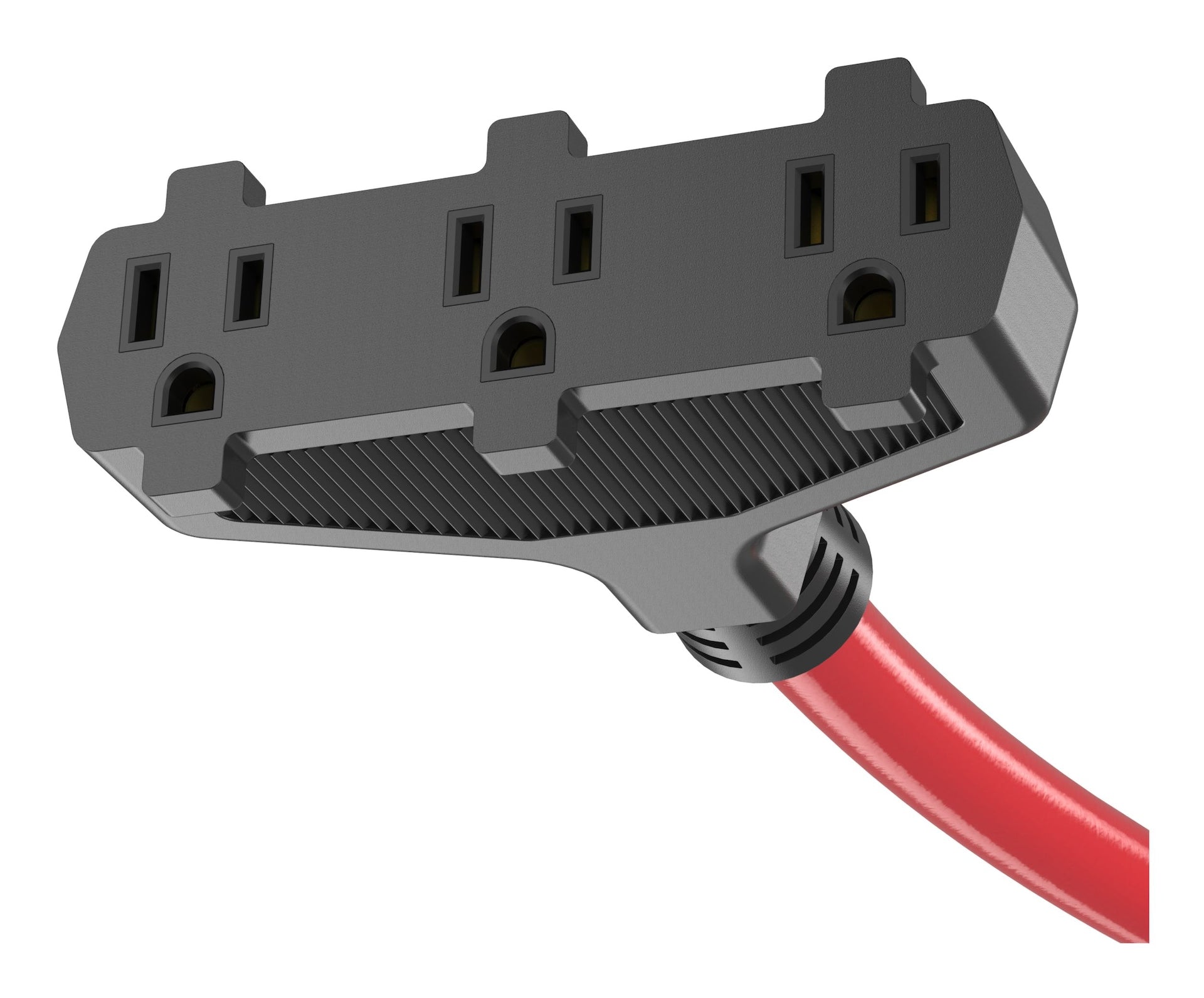 Energizer 30A 25-ft-Dreifachausgangsverlängerungskabel, rot