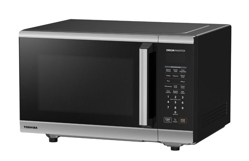 Toshiba Mikrowellenwechselrichter aus rostfreiem Stahl, 1,2-cu.-ft