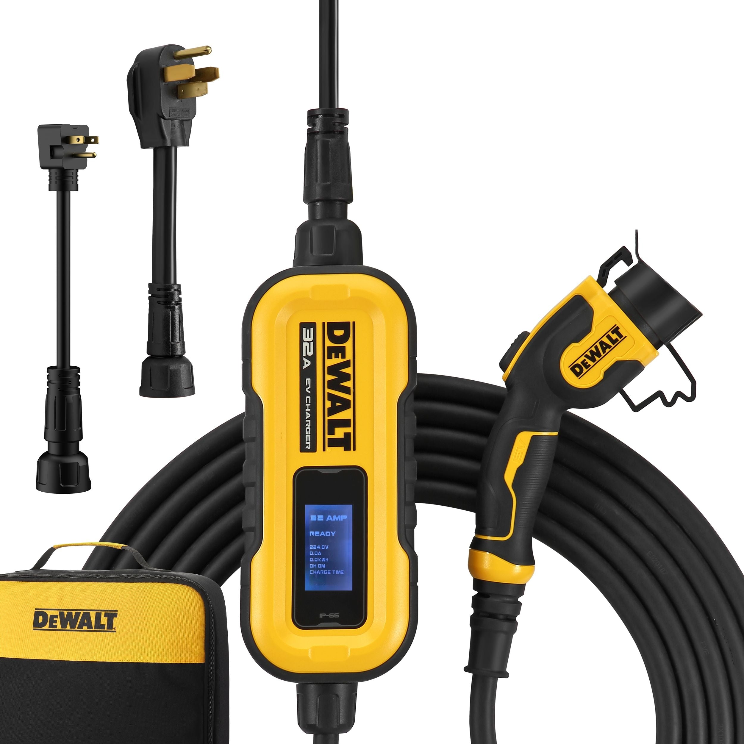 DeWalt 32A Level 1 & 2 NEMA 5-15 & 14-50 J1772 EV Ladegerät