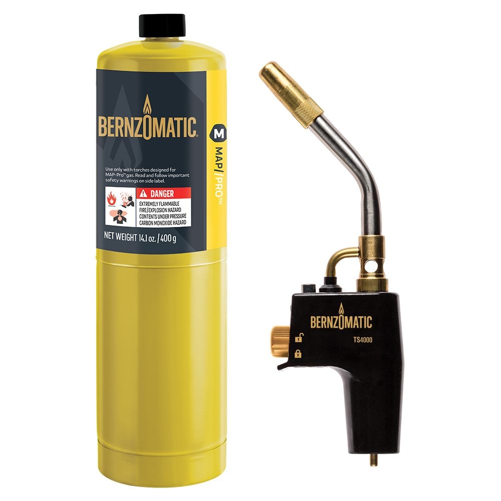 Bernzomatic TS4000 map-pro Hochhitze-Propan-Fackelsatz, 400-g