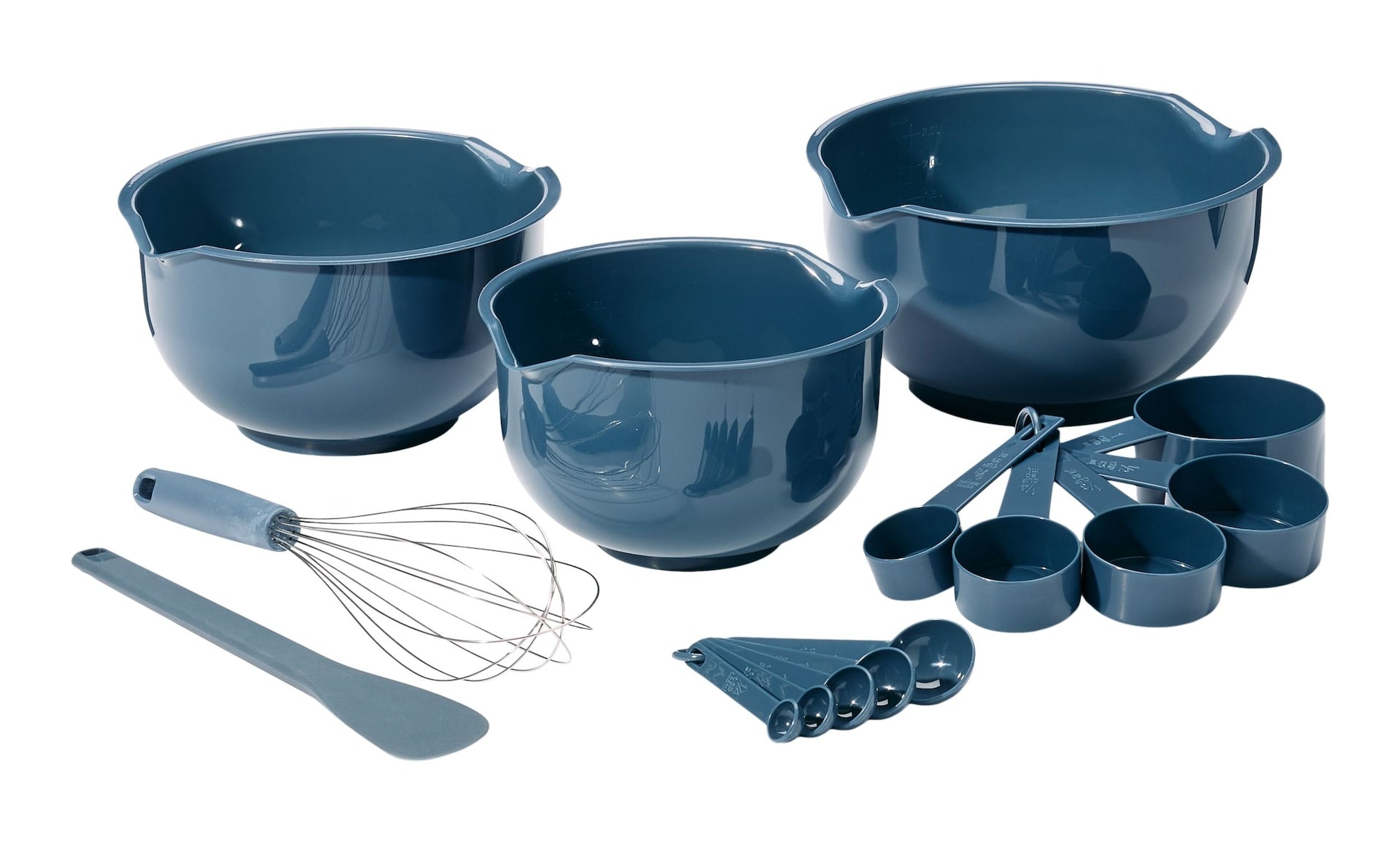 Master Chef Mix & Maß blaue Küchenwerkzeuge, 15-pc