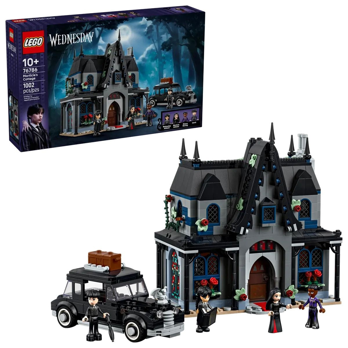 LEGO Mittwoch Morticia's Cottage - 76786, 1002-pcs, 10+ Jahre