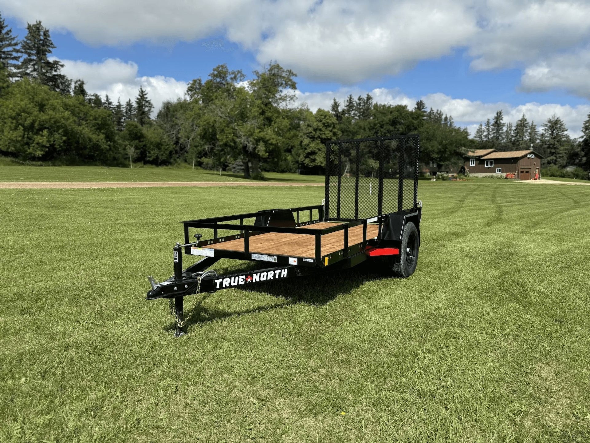 True North 60-in x 10-ft Landschaft Utility Trailer mit Rampentor