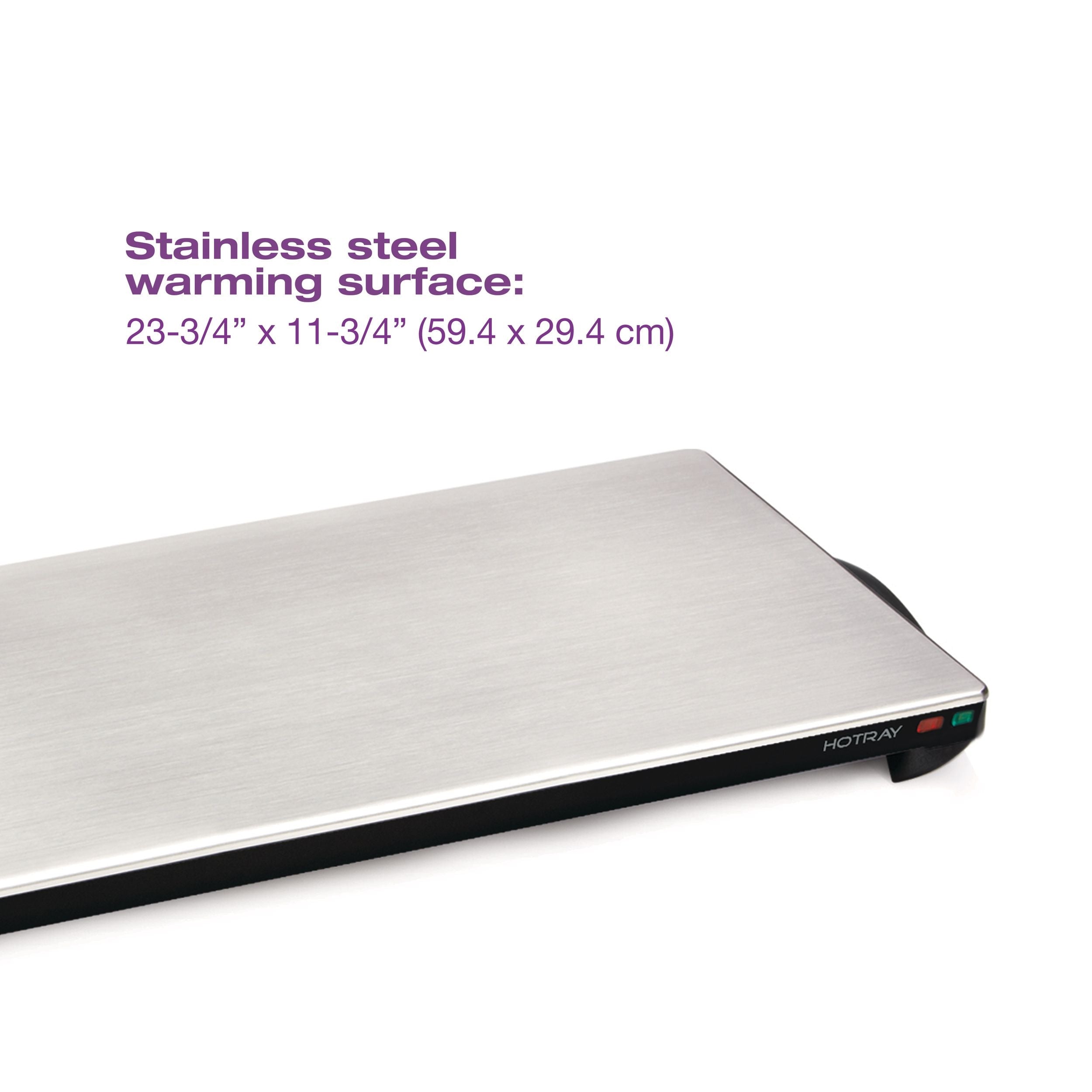 Salton nichtrostender Stahl, nicht kabelloser Heizstrahl, 1000 W, 23-3/4-in