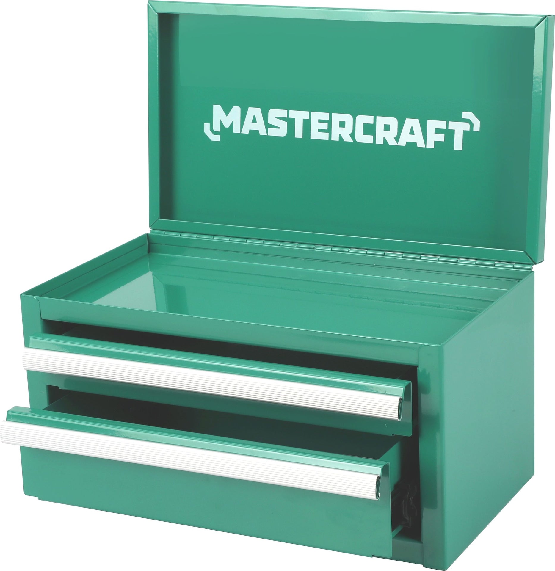 Mastercraft Mini-Toolbox mit 2 Schubladen, Smaragd