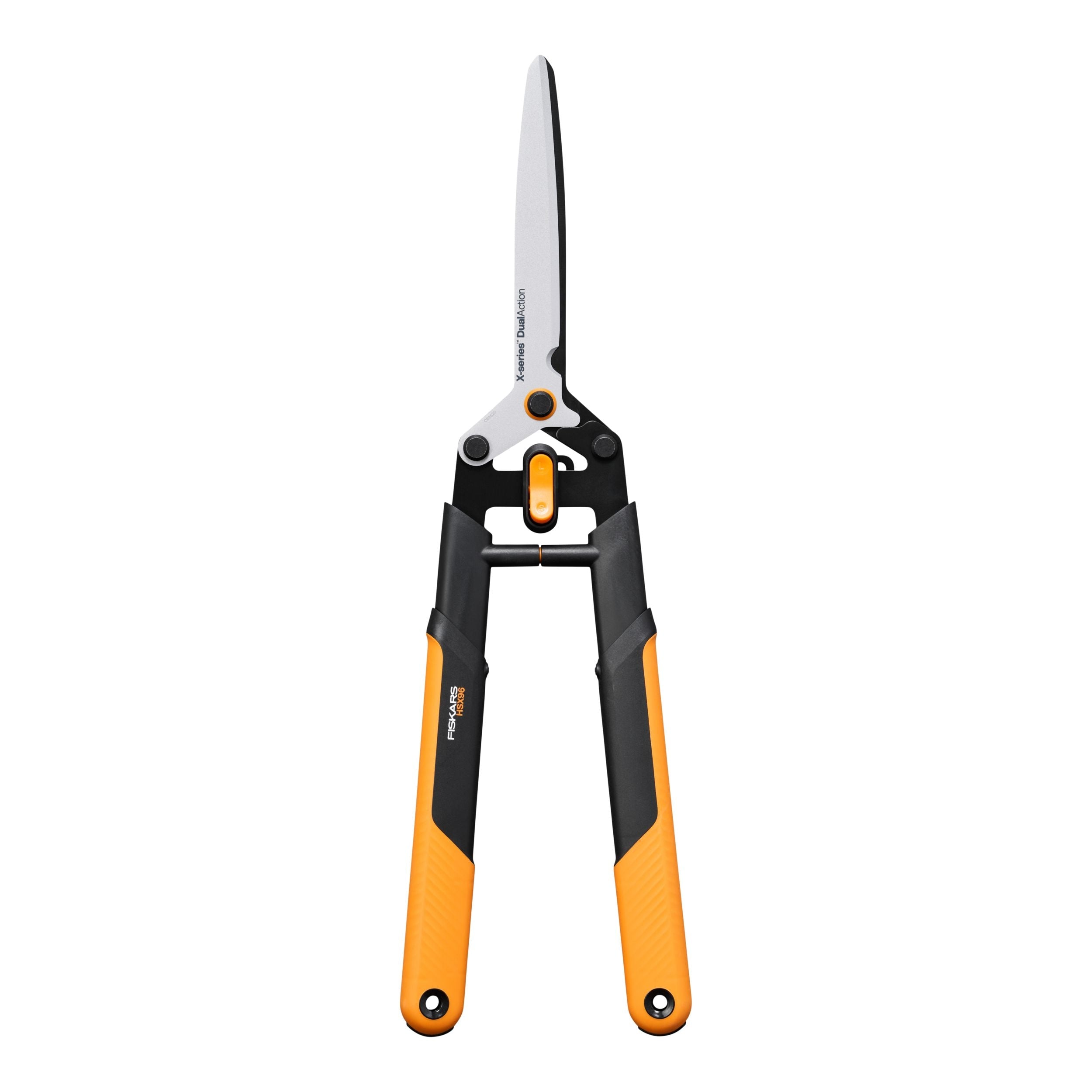 Fiskars Heckenschere aus Stahl mit doppelter Wirkung, schwarz