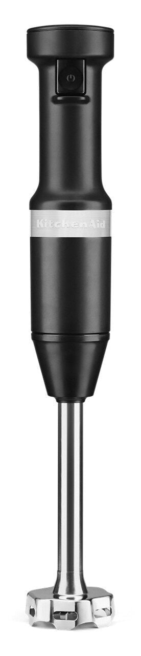 KitchenAid KHBV53BM variable Geschwindigkeit geschnürter Handmixer mit Mischglas, schwarz matt