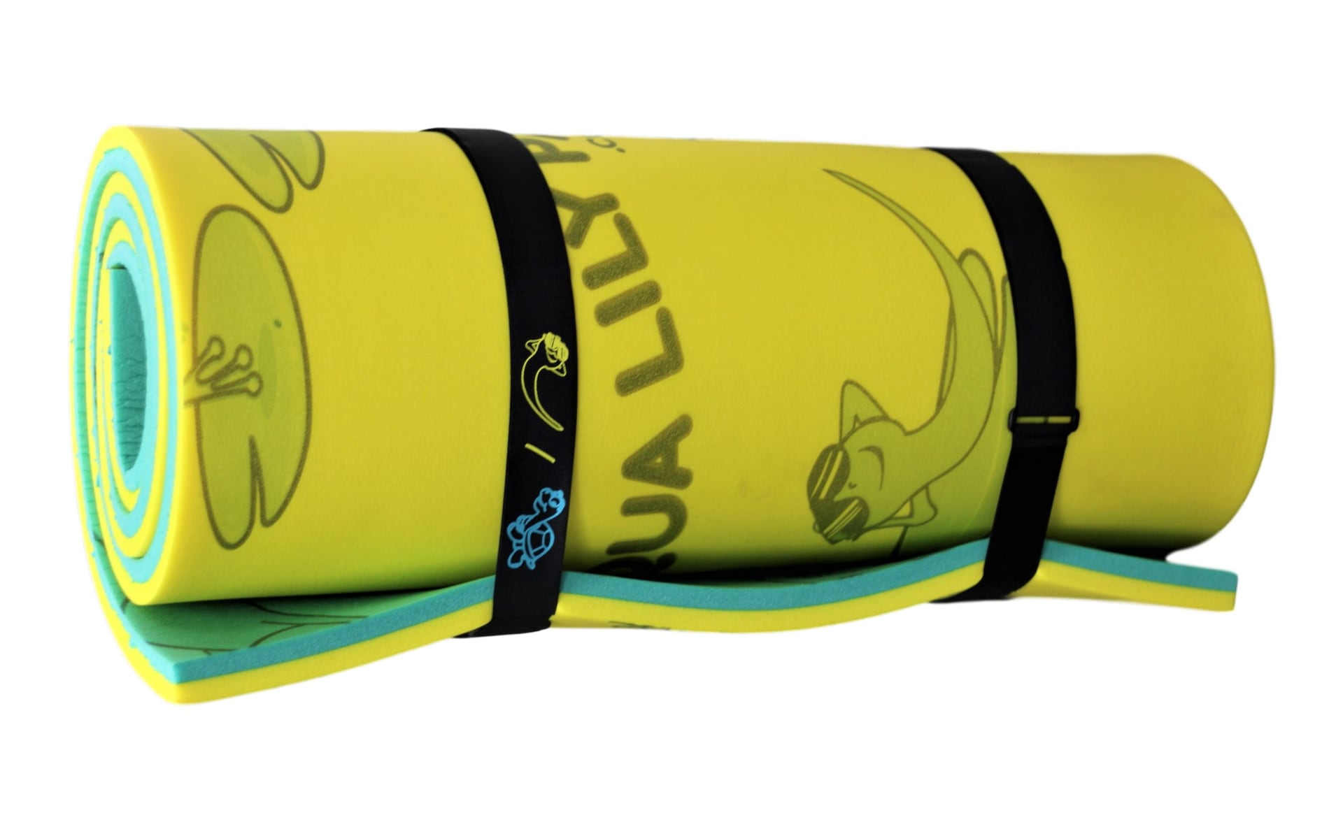 Aqua Lilienpad 3-lagige See-/Flussschwimmermatte, 1-Personen-Floß
