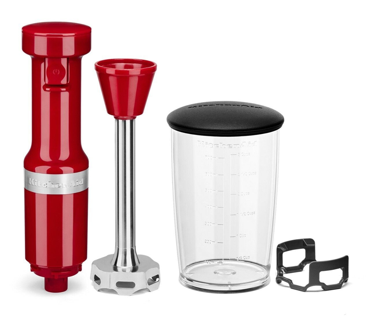 KitchenAid Variable Geschwindigkeit geschnürten Handmixer mit Mischglas, Empire Red
