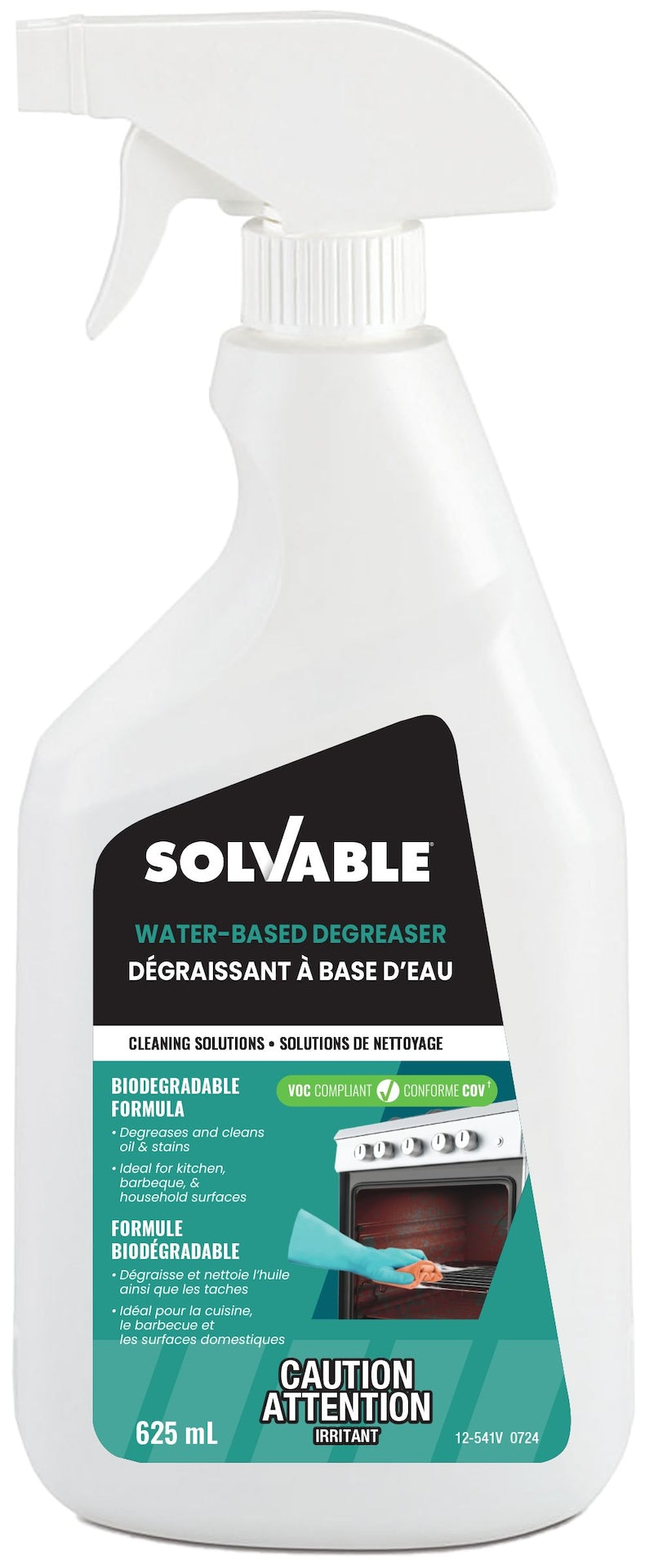 Solvable Entfetter auf Wasserbasis, 625 ml