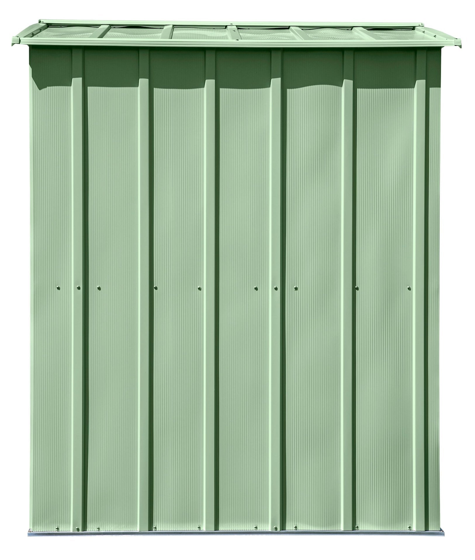 Arrow Klassisches Lagerhaus aus verzinktem Stahl, Salbeigrün, 6-ft x 5-ft