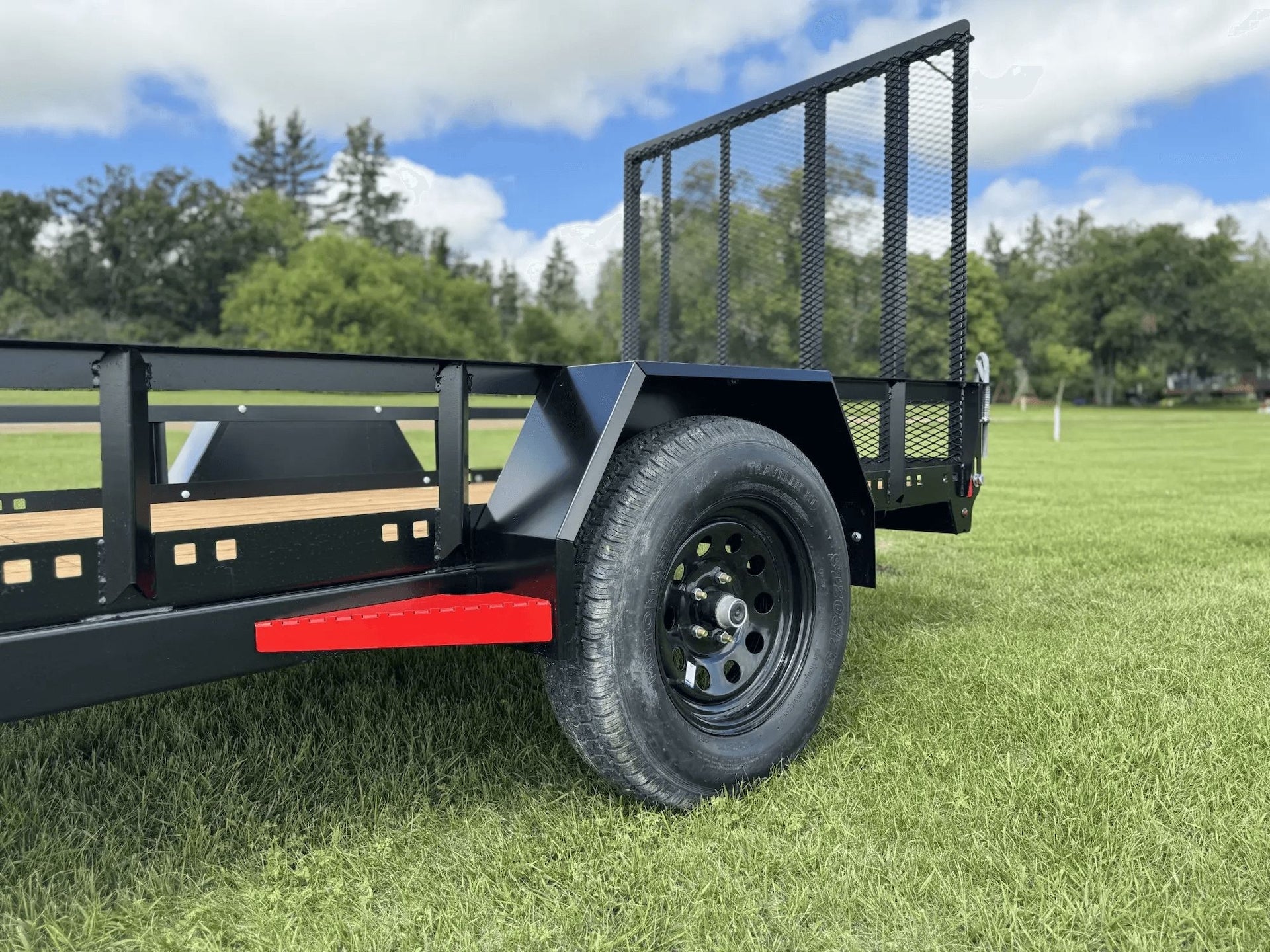 True North 60-in x 10-ft Landschaft Utility Trailer mit Rampentor